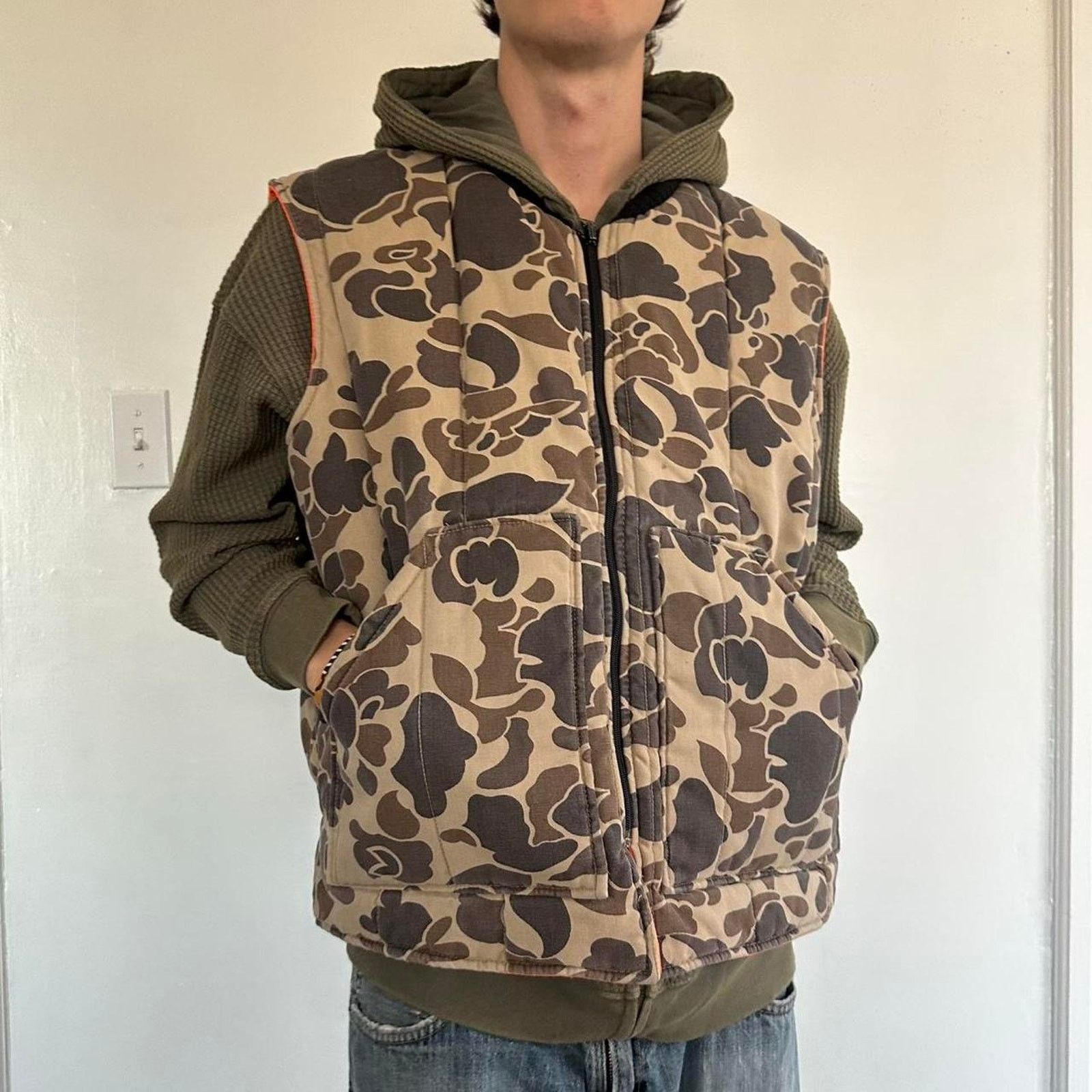 Vintage Vintage 70s 80s Camo Reversible Walls Blizzard Hunting Vest Size US XL / EU 56 / 4 - 7 Thumbnail