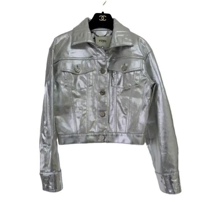 Fendi Fendi Reflective Denim Jacket -2507 Size US M / EU 48-50 / 2 - 1 Thumbnail