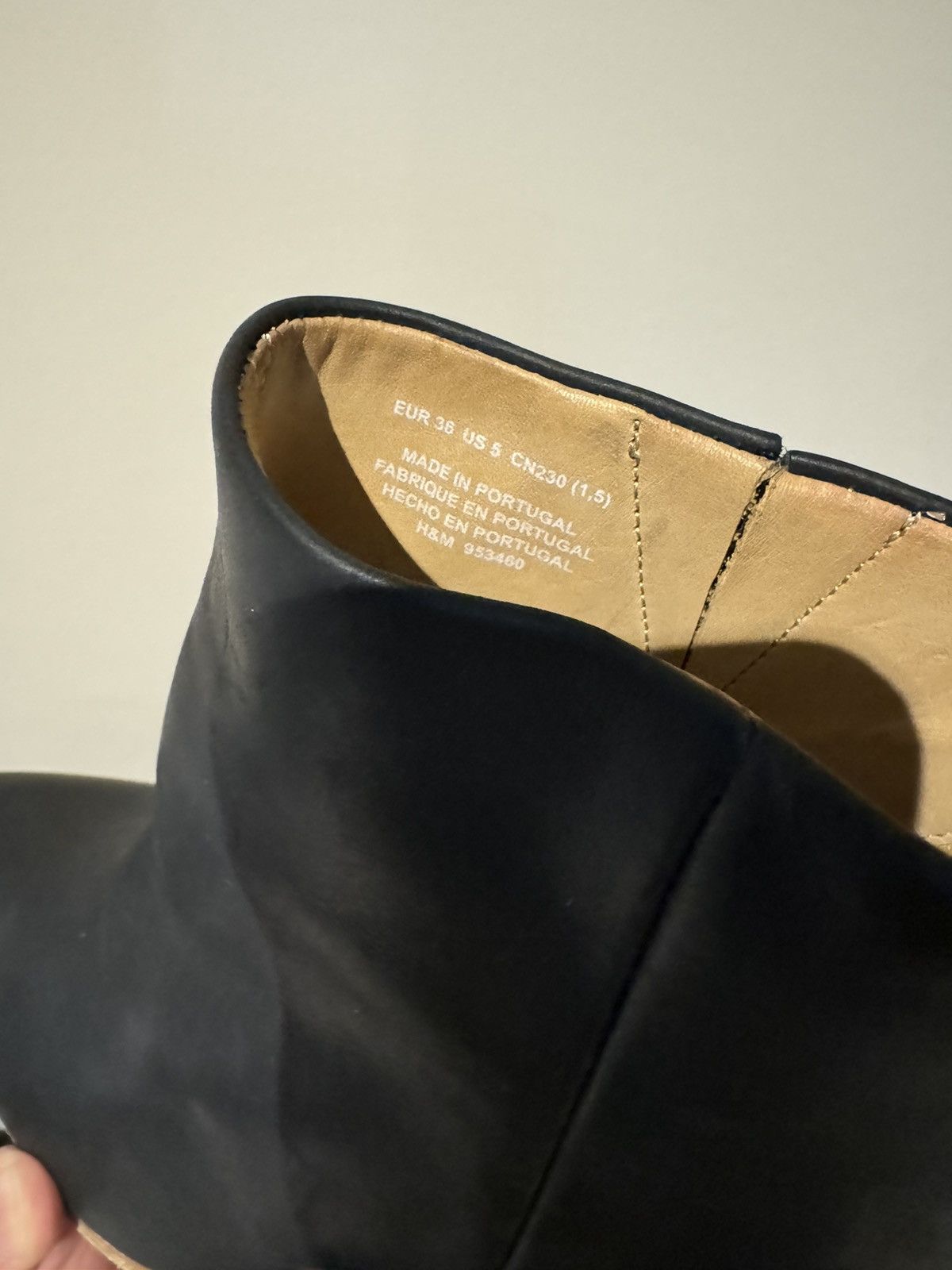 Margiela x H&M Glass Heel Boots 5US 36