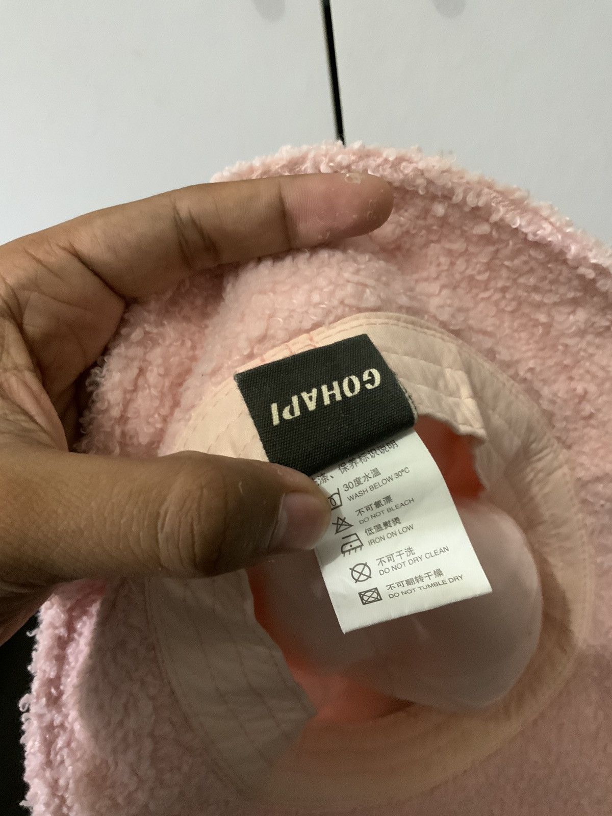 If Six Was Nine Life is Love Gohap Mohair Fur Pink Hat Size ONE SIZE - 10 Thumbnail