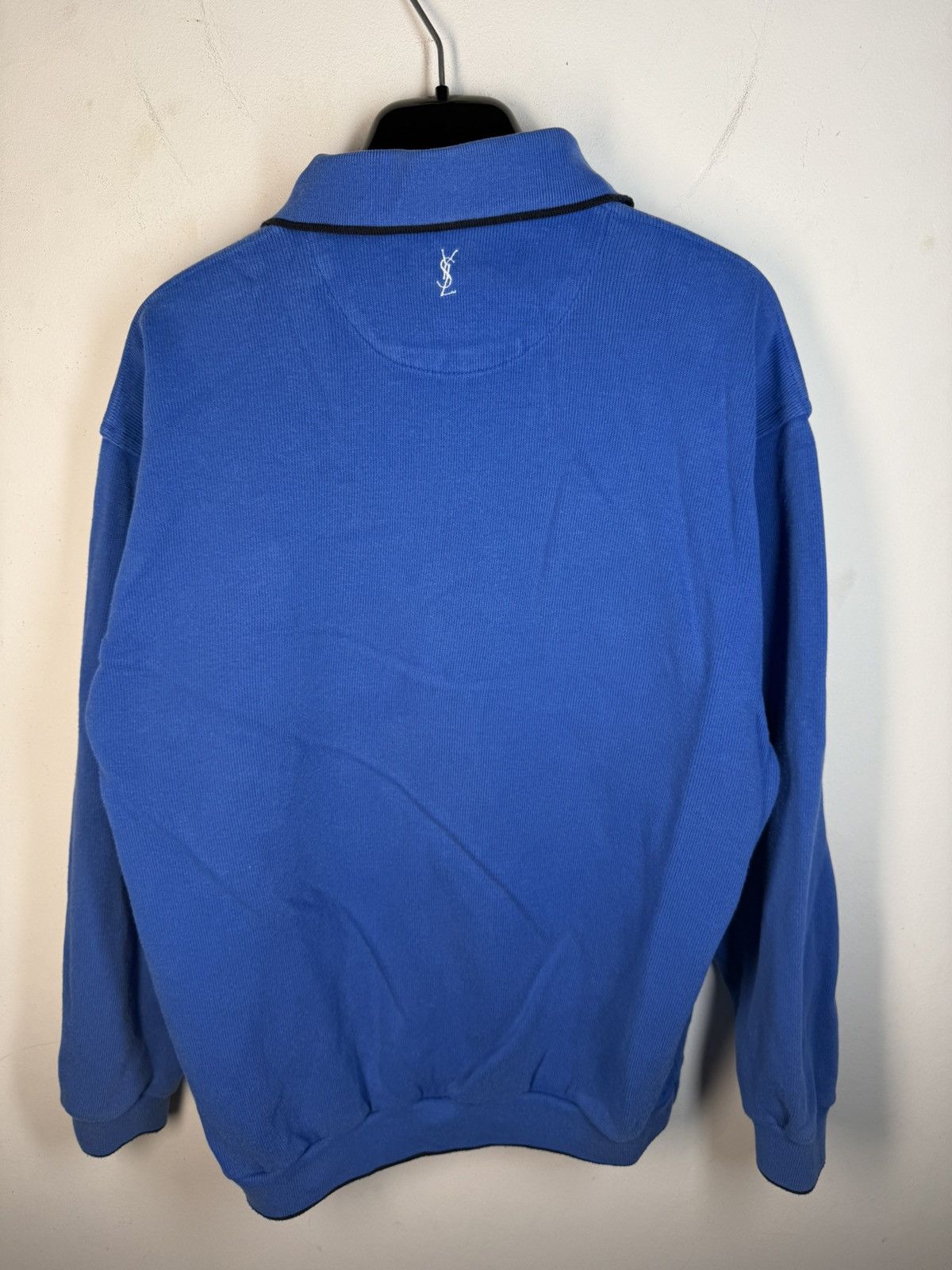 Yves Saint Laurent 90s YSL Sweatshirt 1/4 Quarter Zip y2k Sweater Old Money Size US M / EU 48-50 / 2 - 3 Thumbnail