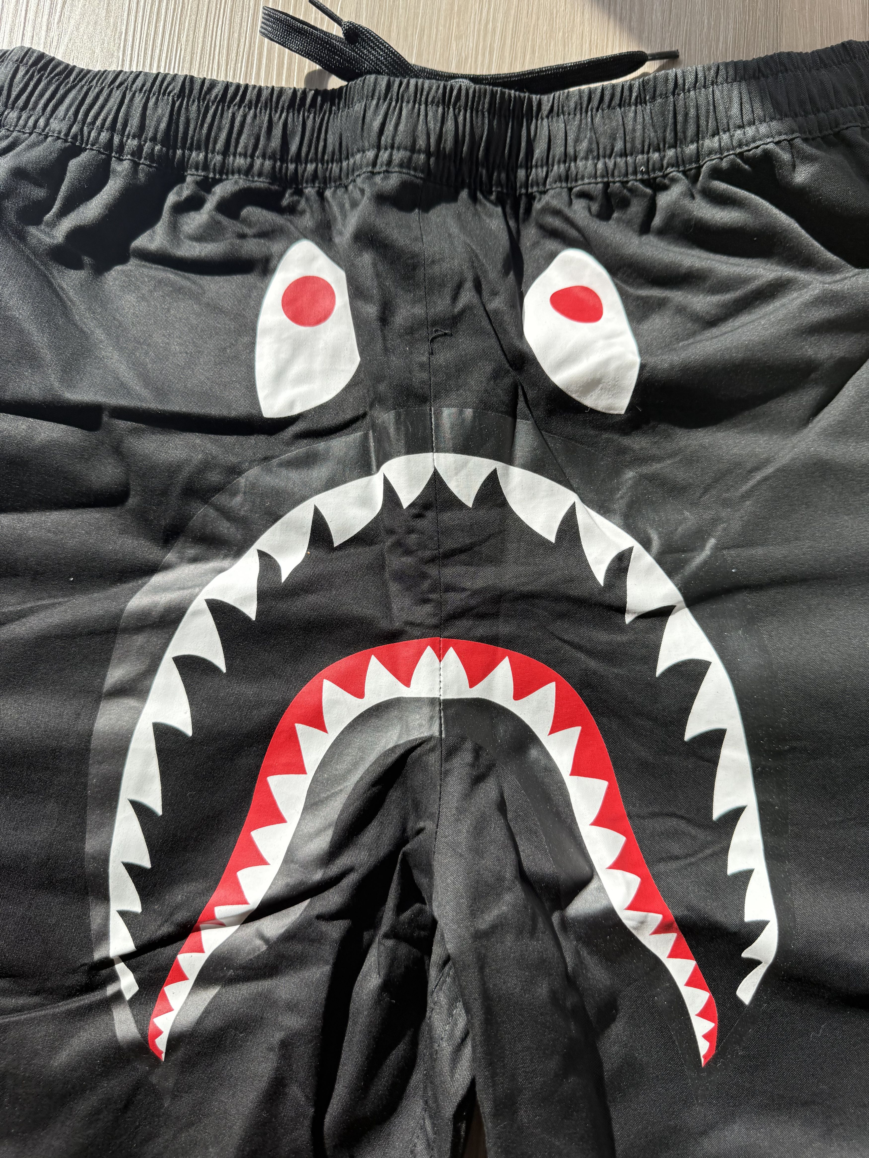 Bape A Bathing Ape Men's Space Camo Shark Reversible Shorts Size US 33 - 5 Thumbnail