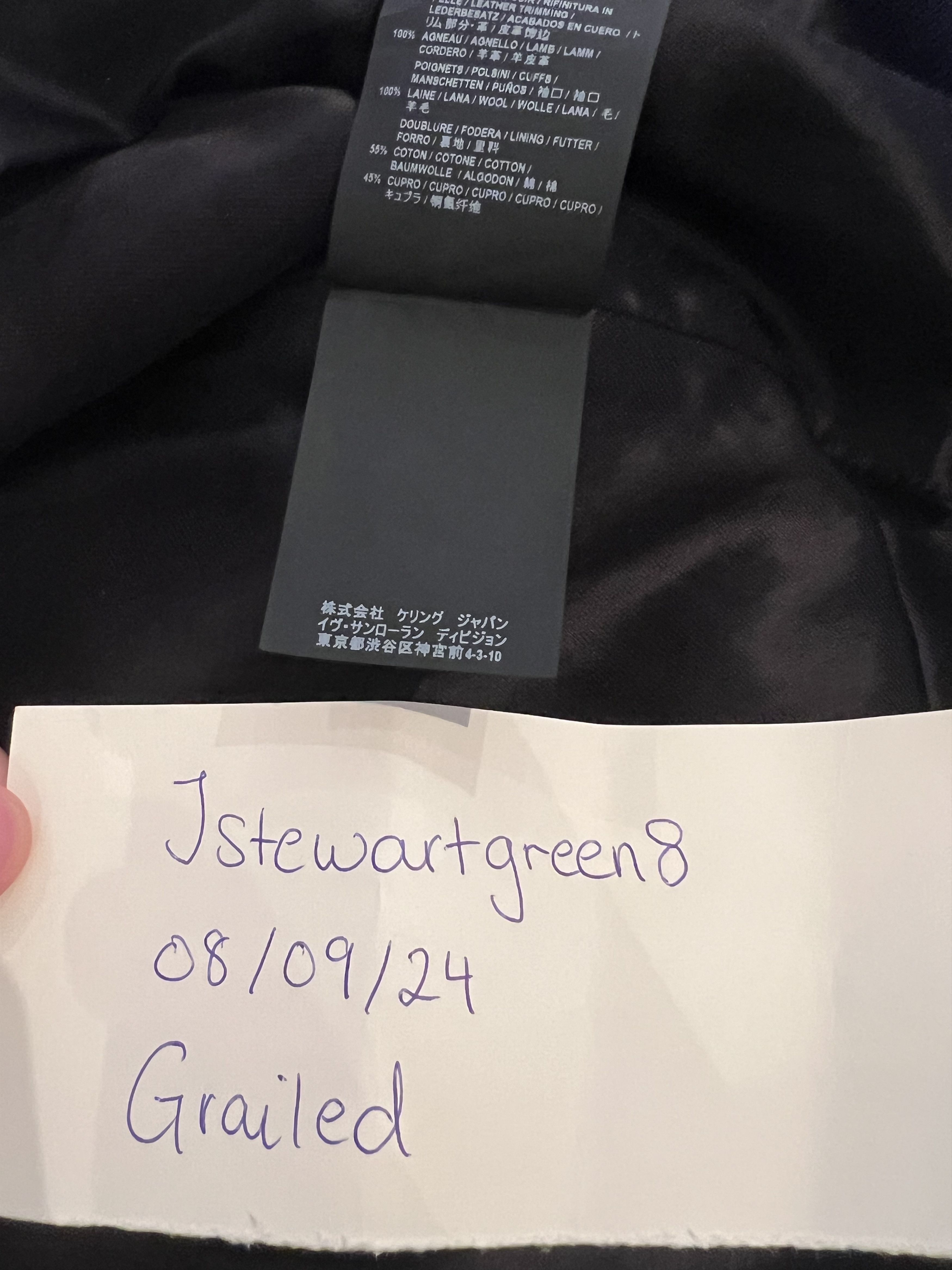Yves Saint Laurent Saint Laurent Teddy Bomber Size US L / EU 52-54 / 3 - 10 Thumbnail