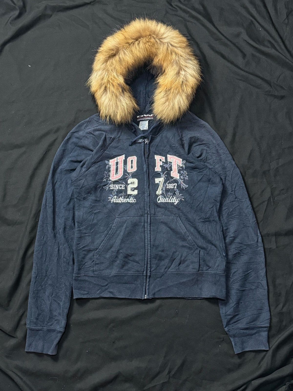 Hysteric Glamour × Japanese Brand × Le Grande Bleu (L.G.B.) Fur Hoodie Dubwear Croped Style Size US S / EU 44-46 / 1 - 1 Thumbnail