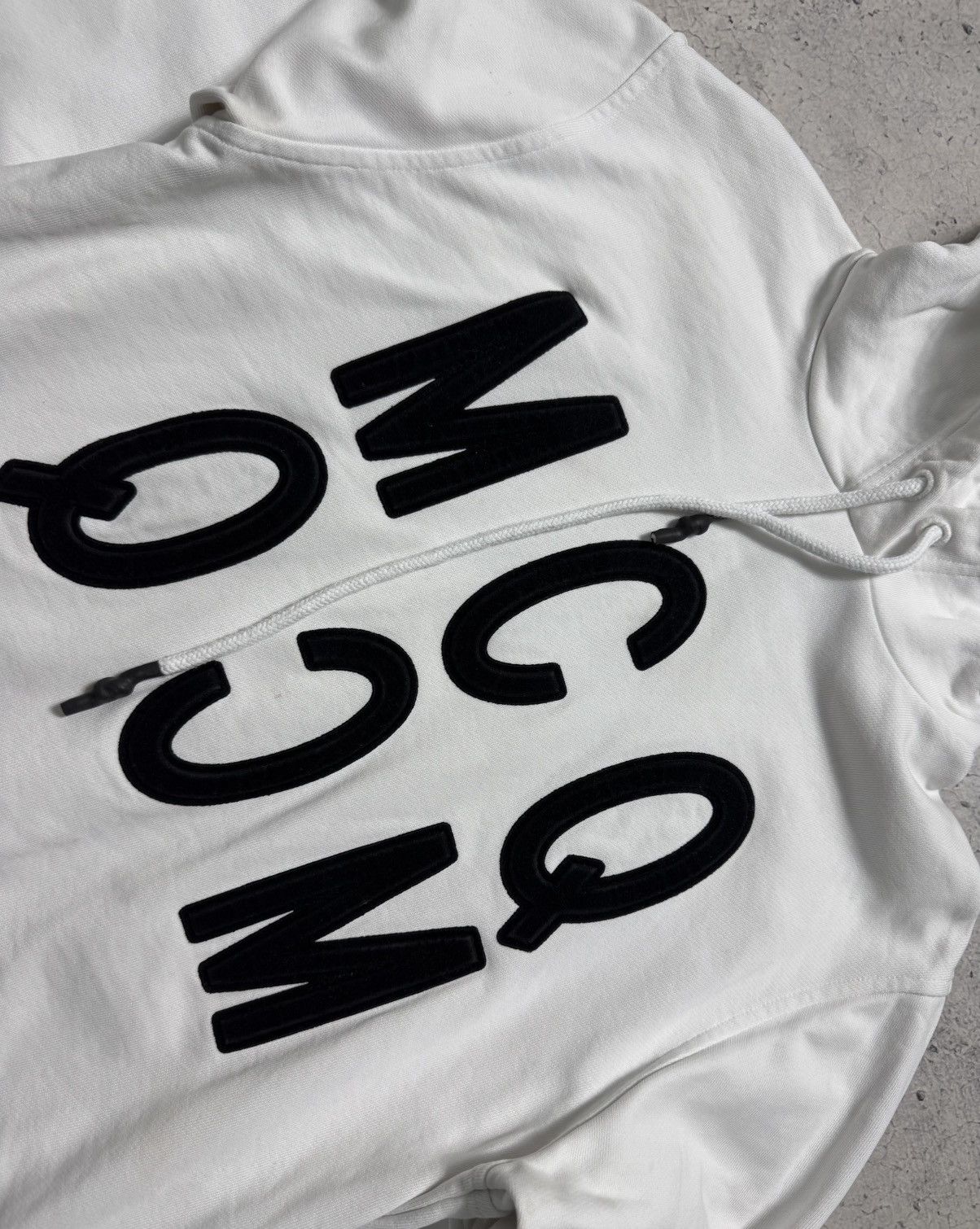 Alexander McQueen Alexander Mcqueen MCQ White Big Logo Hoodie Size S Size US S / EU 44-46 / 1 - 6 Thumbnail