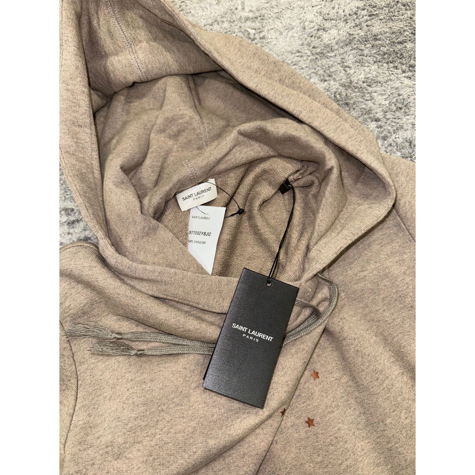 Yves Saint Laurent Saint Laurent Stars Archive Logo Hoodie Sweatshirt L Large Size US L / EU 52-54 / 3 - 9 Thumbnail