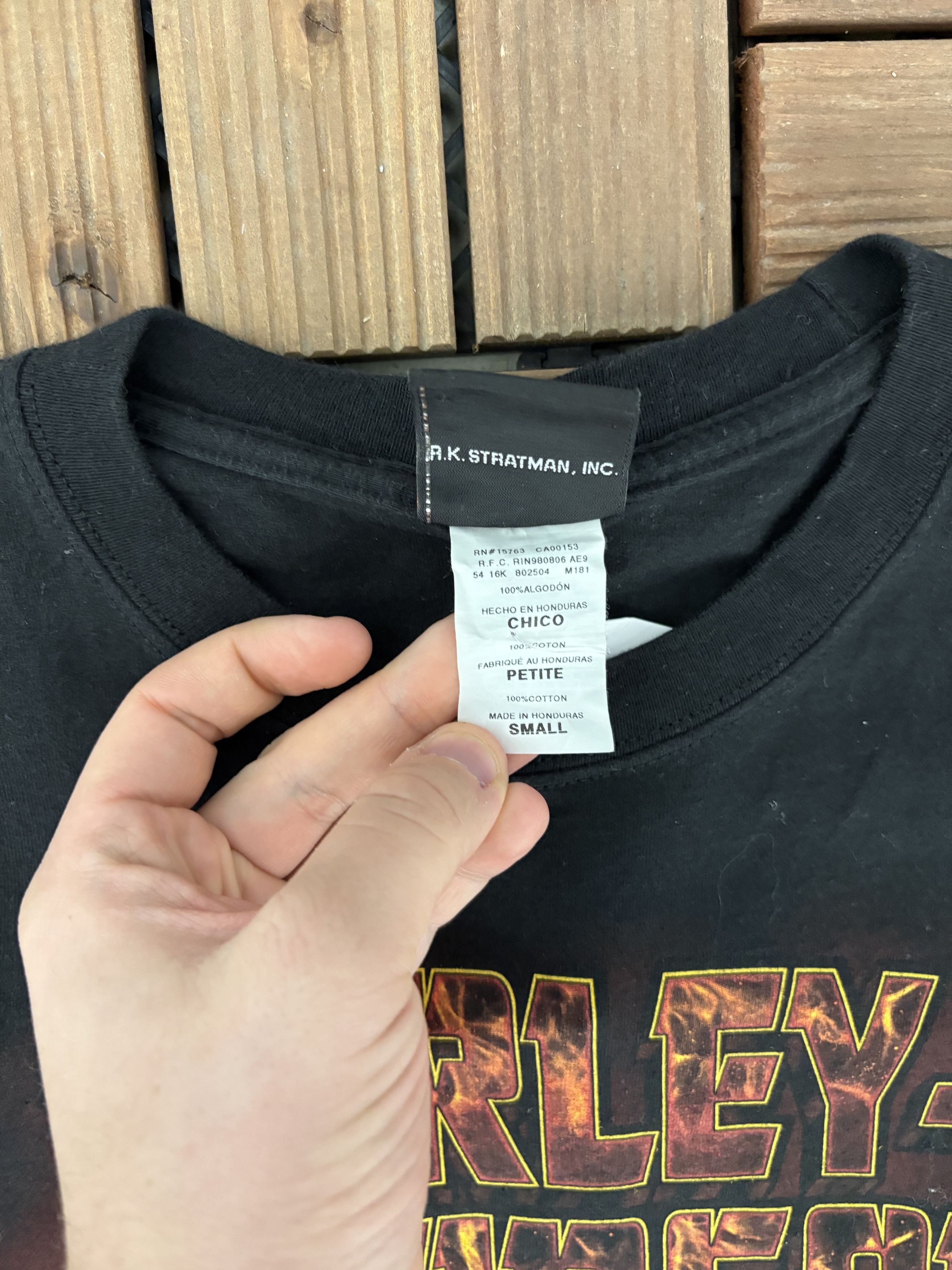 Vintage Harley Davidson Shalotte, North Carolina Vintage T-Shirt Tee Size US S / EU 44-46 / 1 - 5 Thumbnail