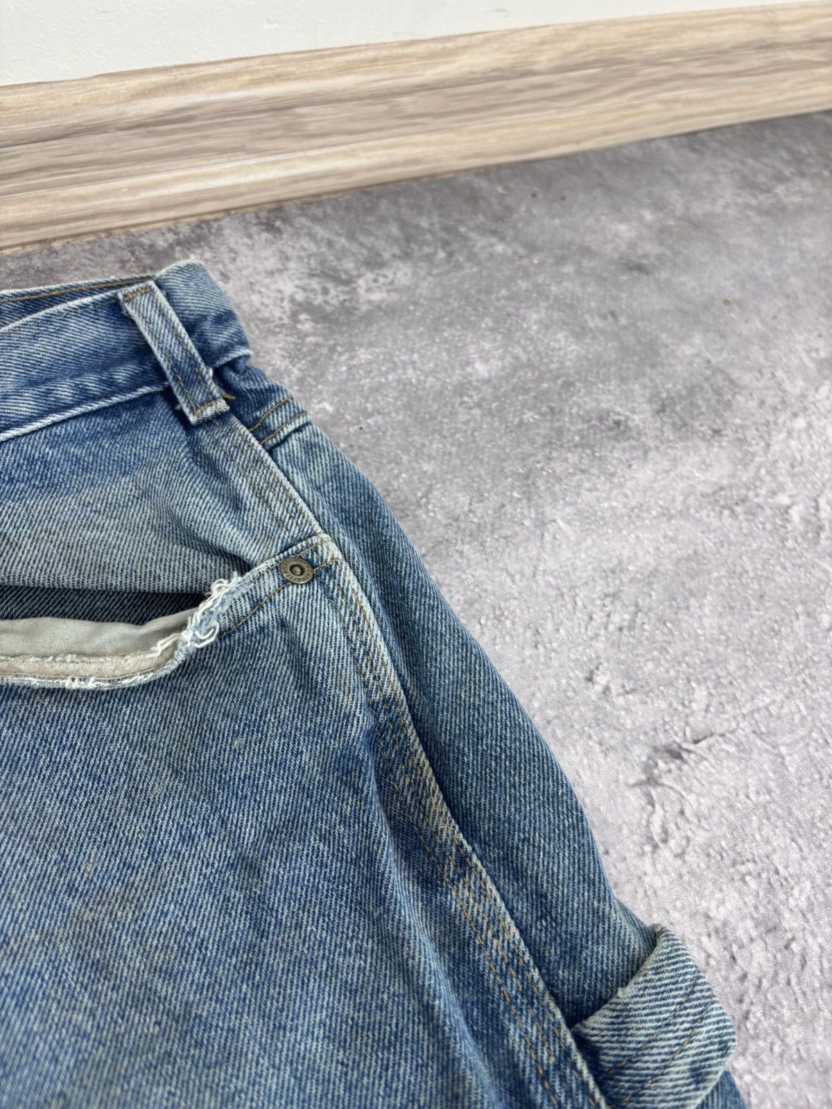 Carhartt Carhartt Men’s Denim Jeans B171 DST Relaxed Fit Distressed Size US 36 / EU 52 - 17 Thumbnail