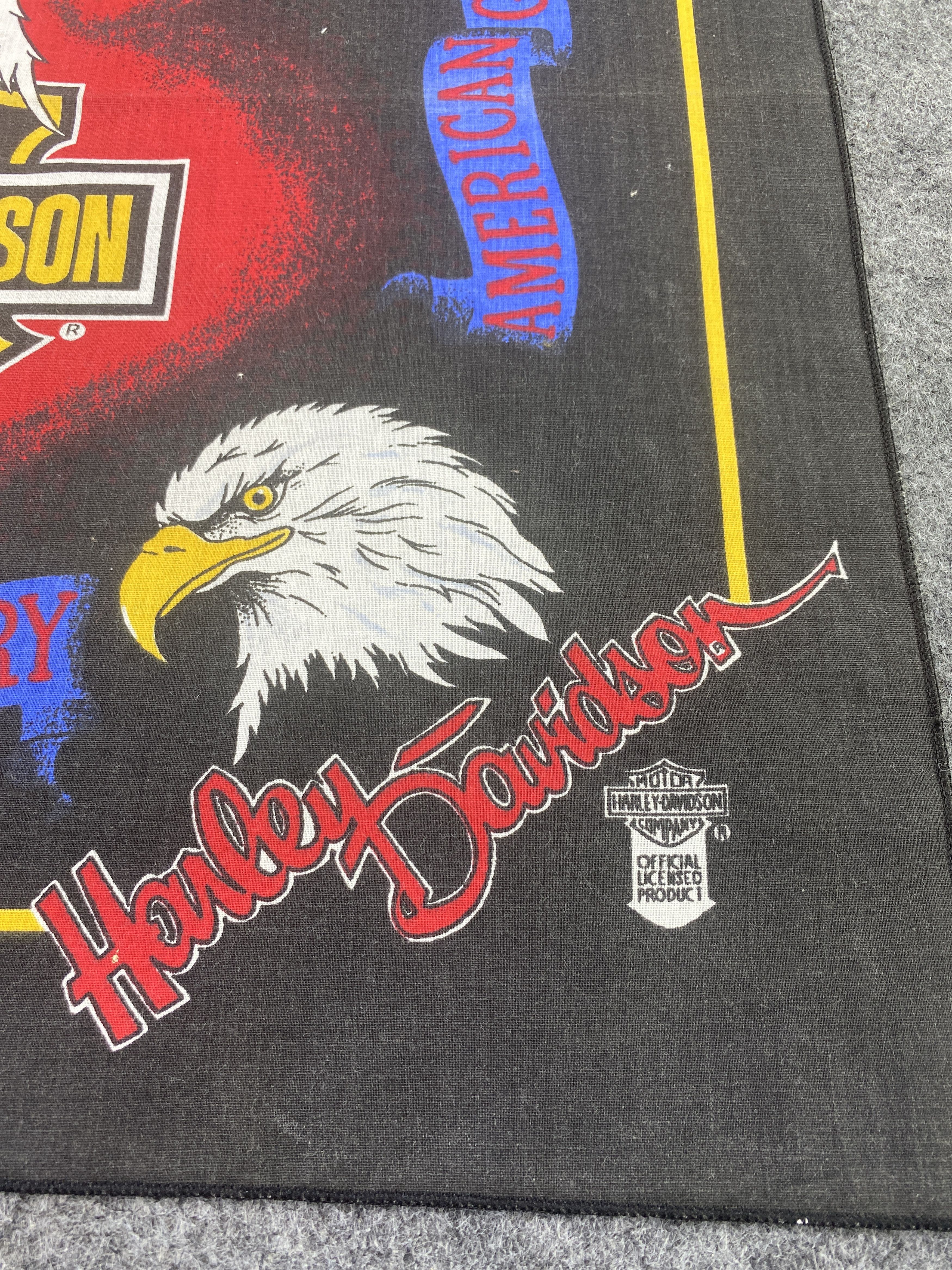 Harley Davidson × Vintage Vintage Harley Davidson Bandana -B150 Size ONE SIZE - 5 Thumbnail