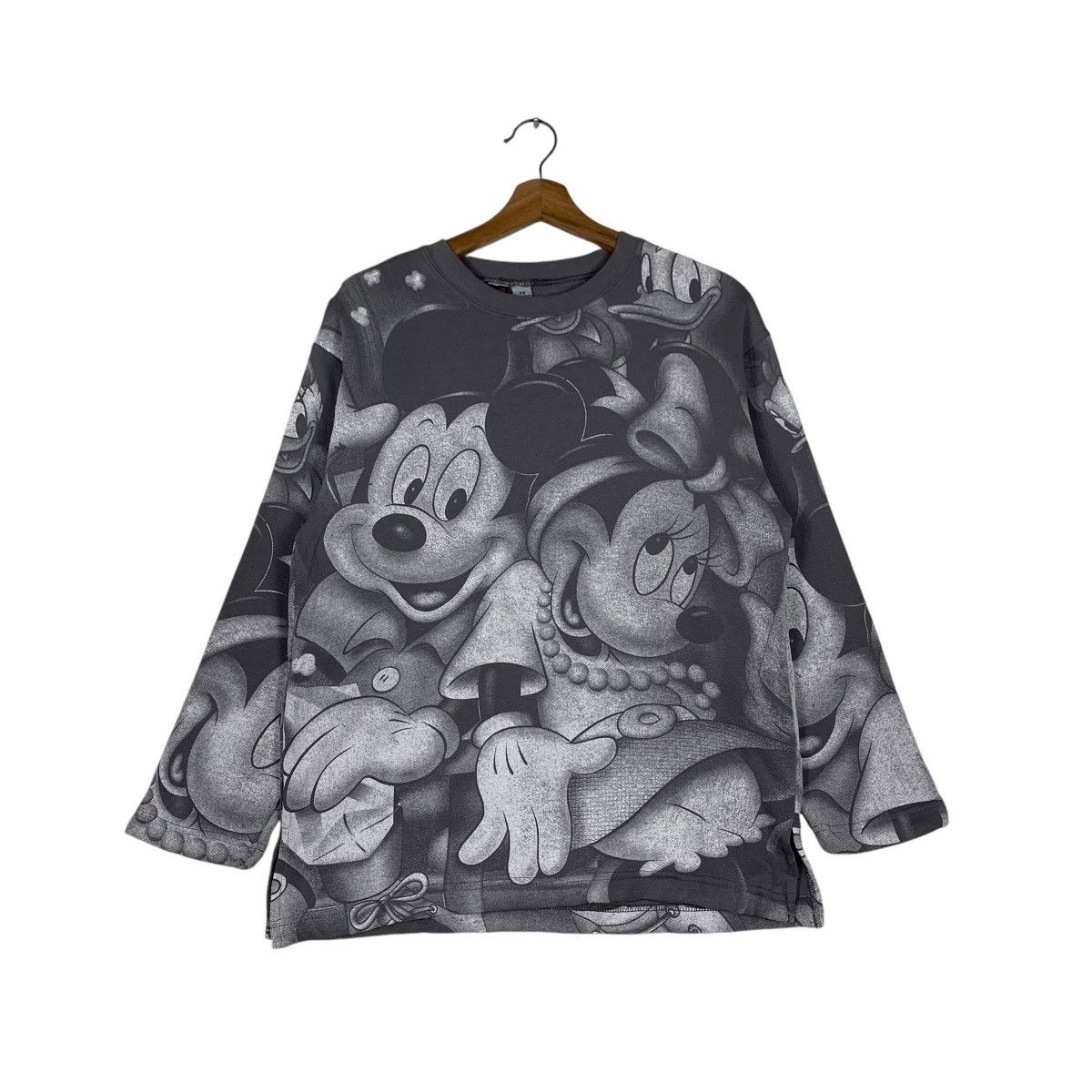 Disney MICKEY MOUSE All Over Print Graphic Sweater #1203-C55 Size US S / EU 44-46 / 1 - 1 Thumbnail