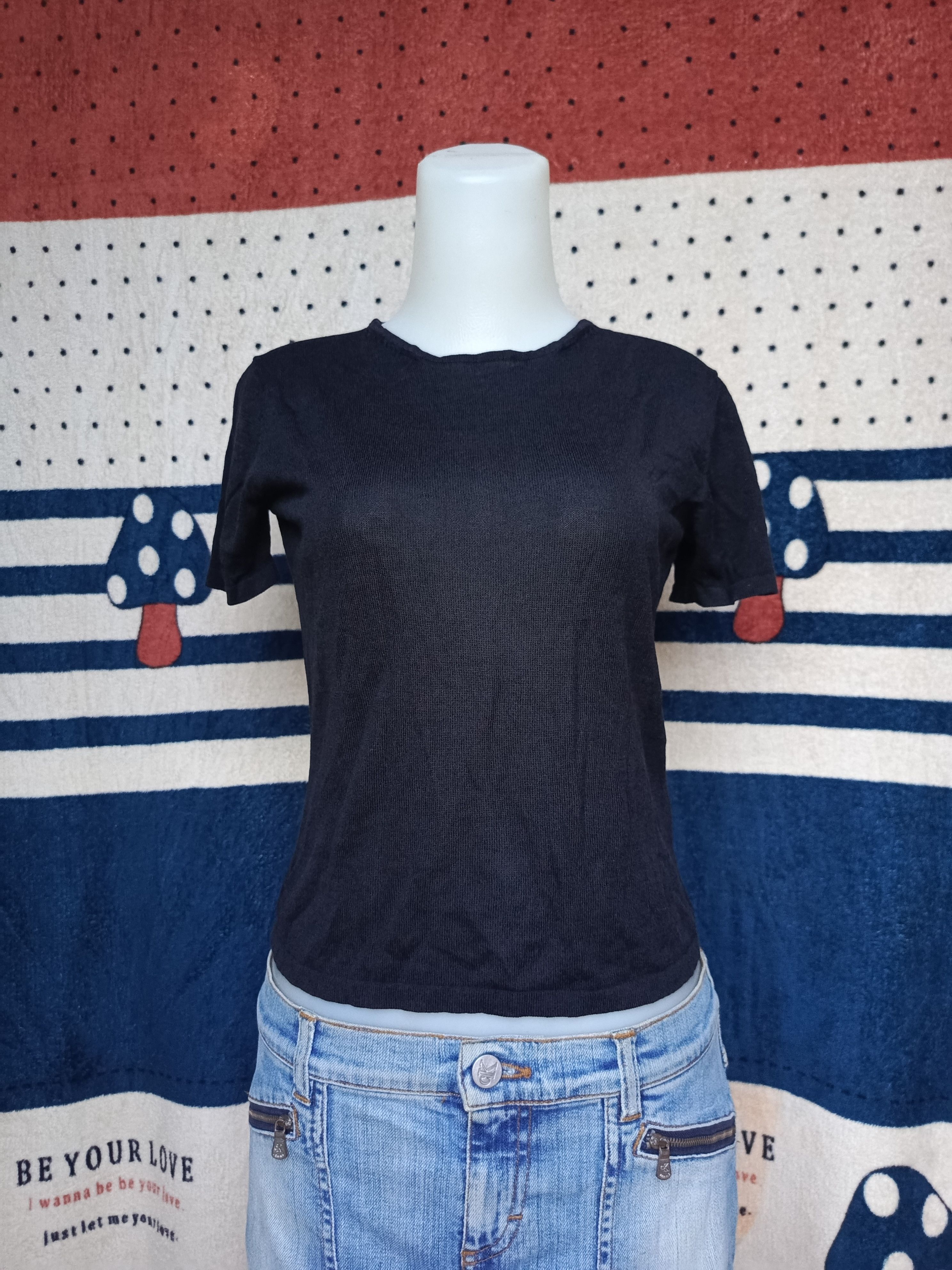 Japanese Brand Junko shimada black crop top Size M / US 6-8 / IT 42-44 - 1 Thumbnail