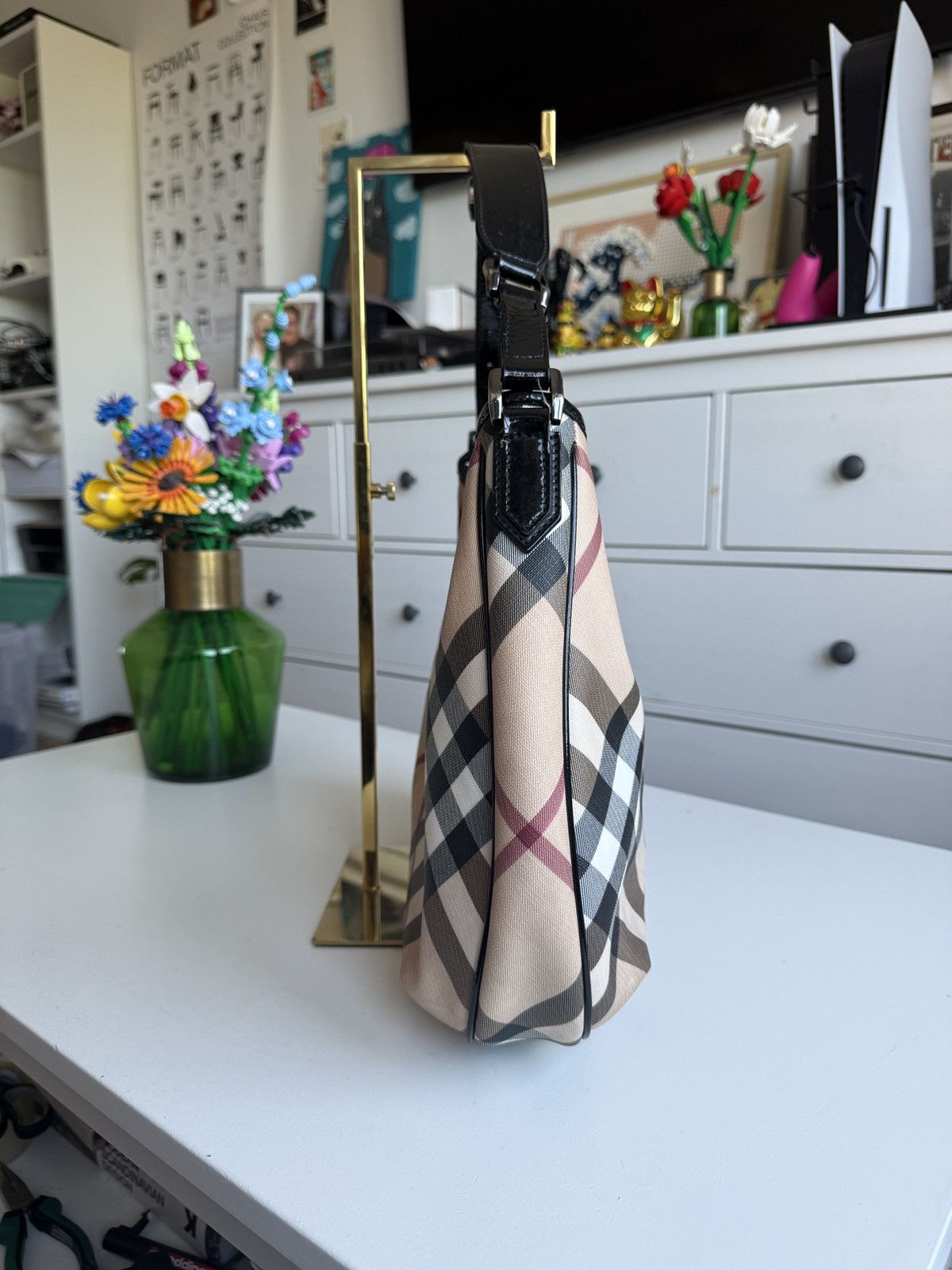 Burberry × Designer Vintage y2k Burberry London nova check hobo shoulder bag rare Size ONE SIZE - 14 Thumbnail