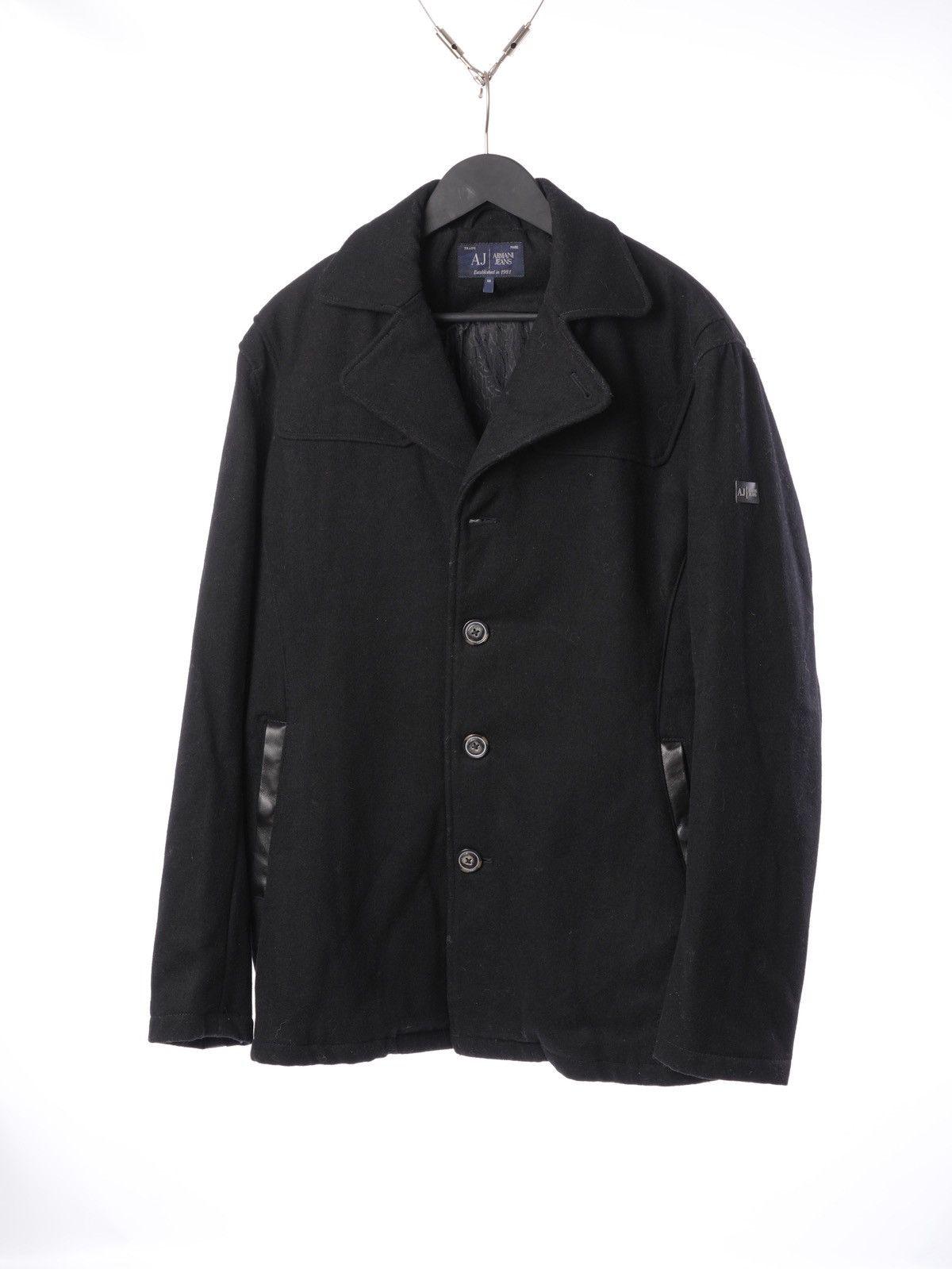 Armani ARMANI Jeans Jacket Wool Coat 56 Size US XL / EU 56 / 4 - 1 Thumbnail