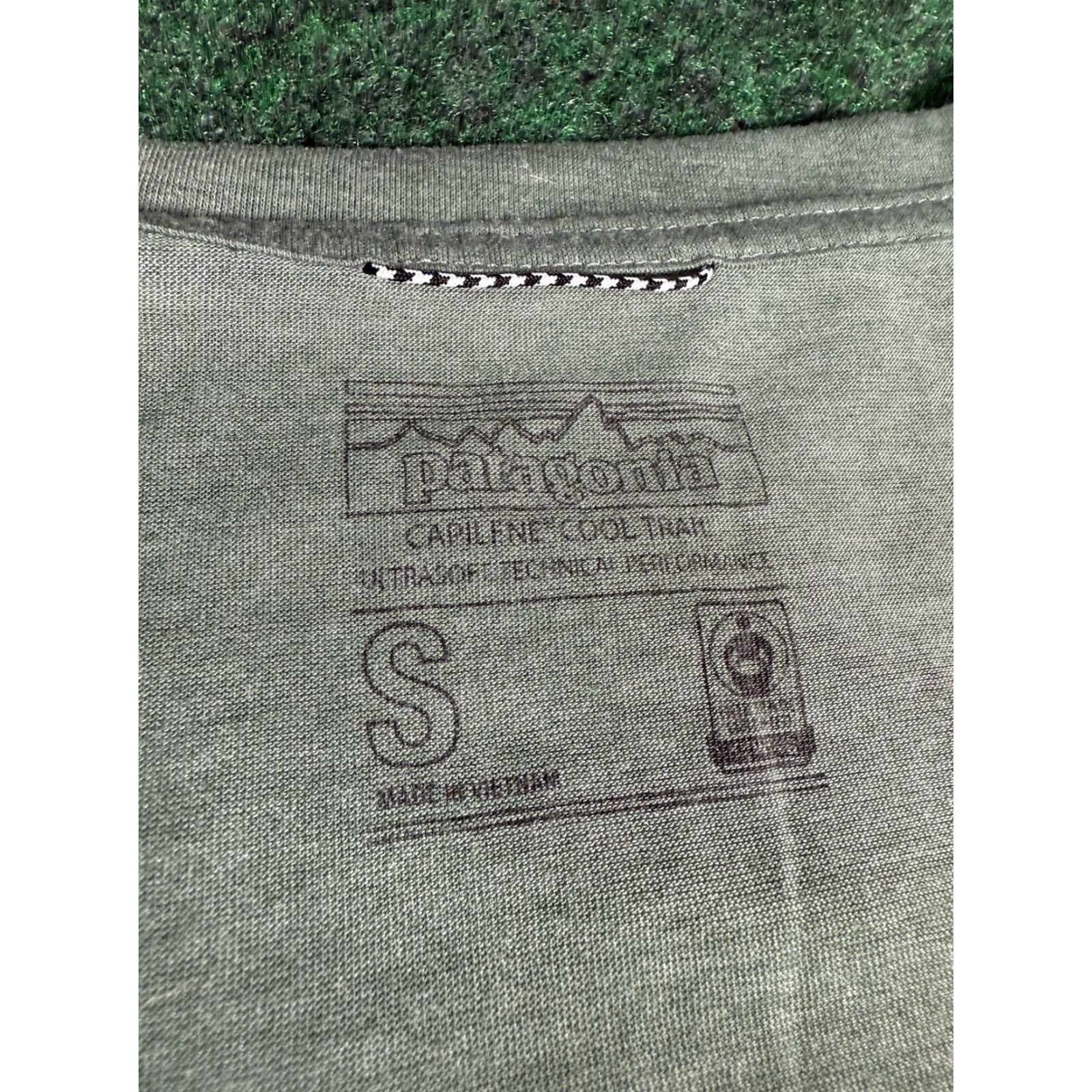 Patagonia Patagonia Capilene Cool Trail T-Shirt Womens Small Green Scoop Neck Activewear S Womens Size S / US 4 / IT 40 - 3 Thumbnail