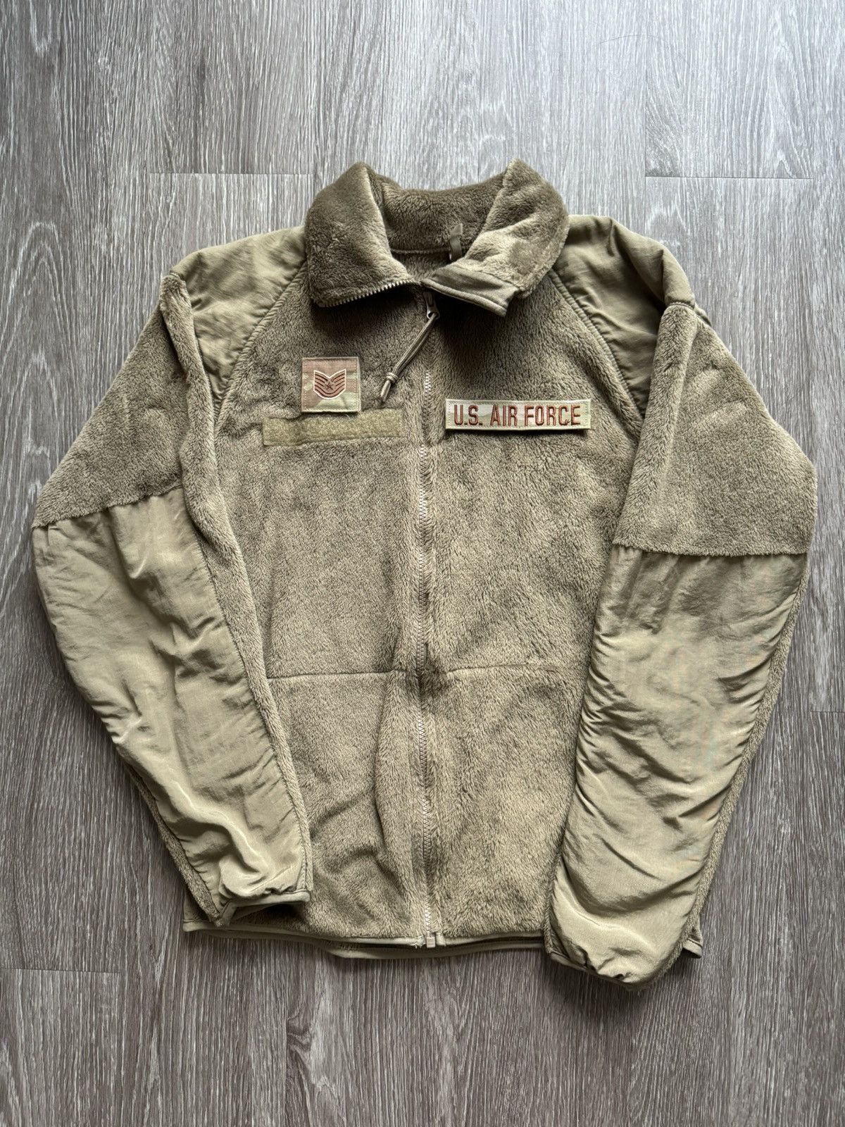 U.S. AIR FORCE OCP Fleece Jacket GEN III ECWCS with Insignia