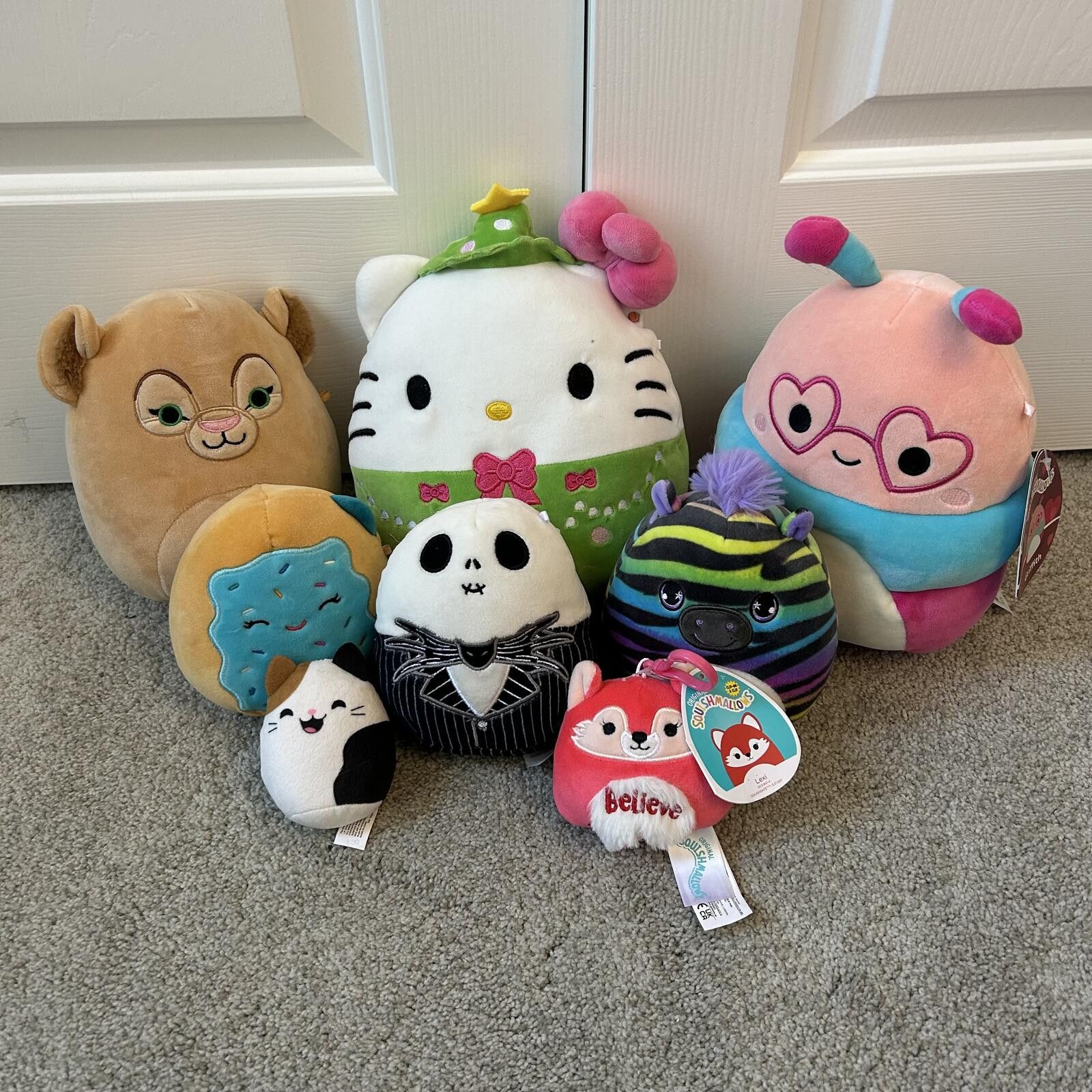 Other 8 LOT SQUISHMALLOWS Hello Kitty, Griffith, Lexi, Disney, Cam Size ONE SIZE - 1 Thumbnail