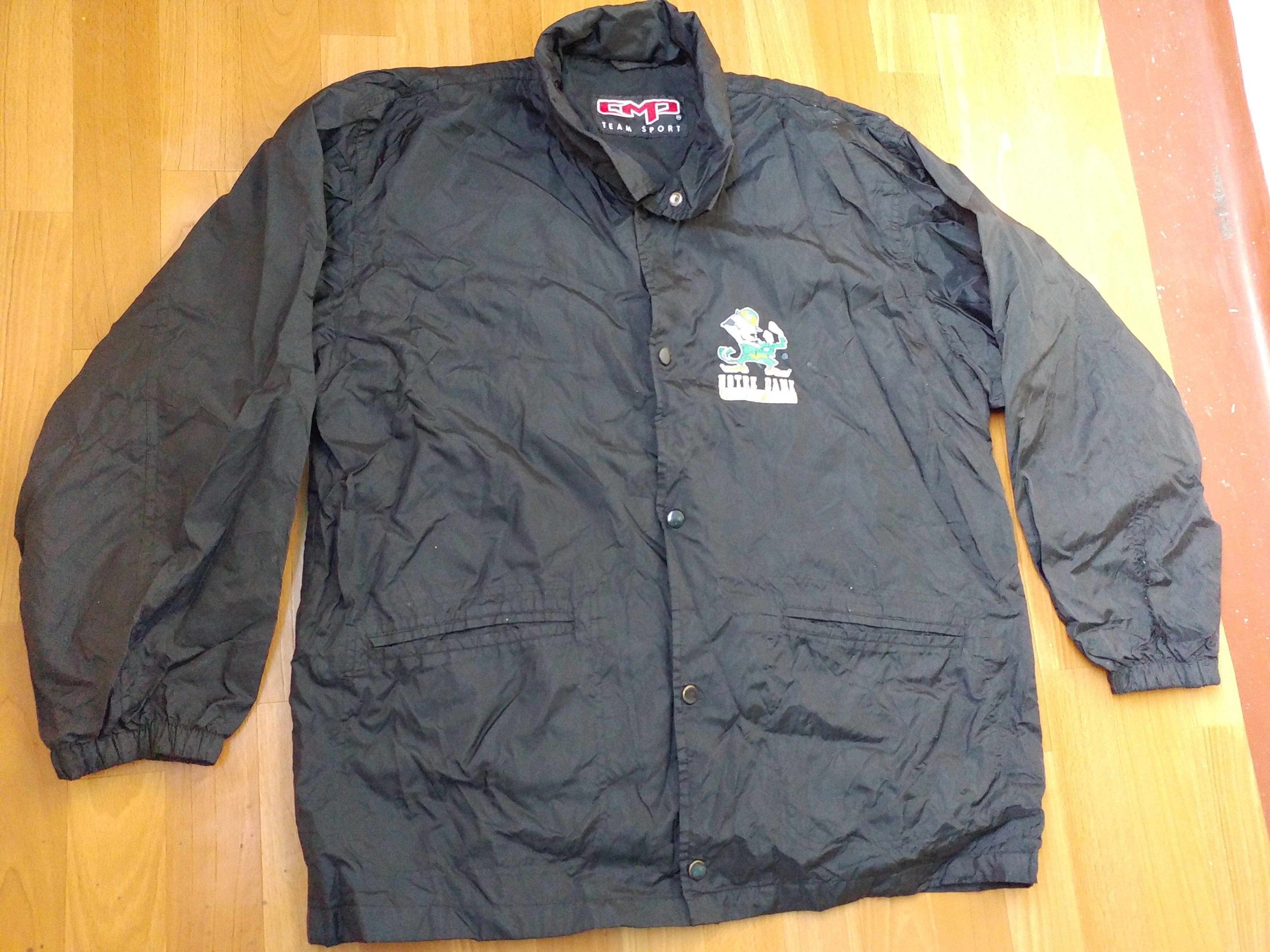 NFL × Vintage NFL Notre Dame Fighting Irish jacket, CMP windbreaker L Size US XL / EU 56 / 4 - 8 Thumbnail