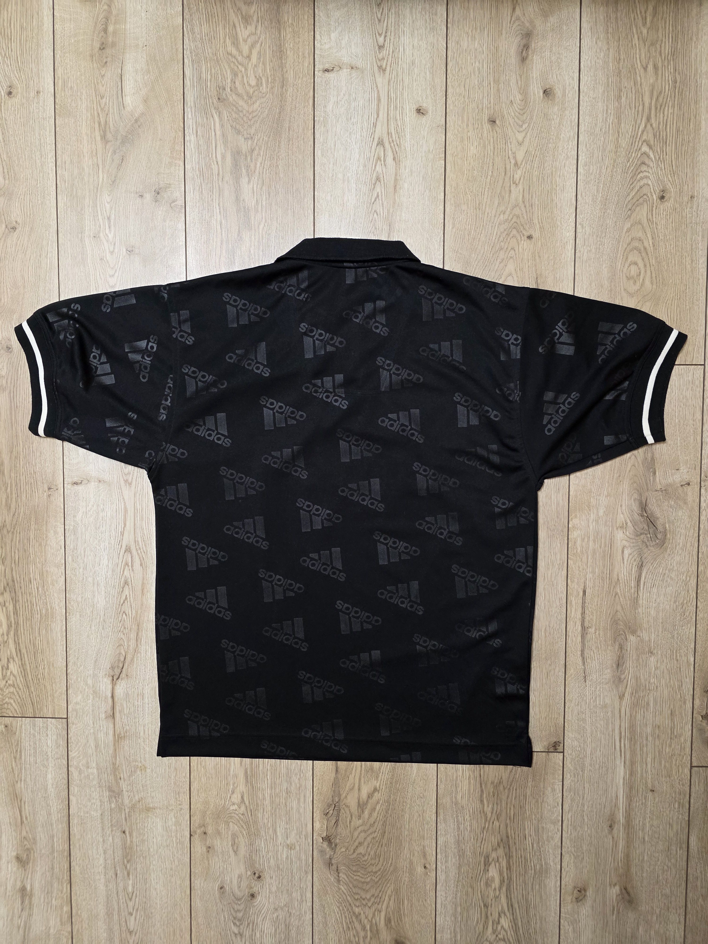 Adidas ADIDAS BIG LOGO MONOGRAM VINTAGE 90S FOOTBALL SHIRT TRAINING Size US M / EU 48-50 / 2 - 2 Thumbnail