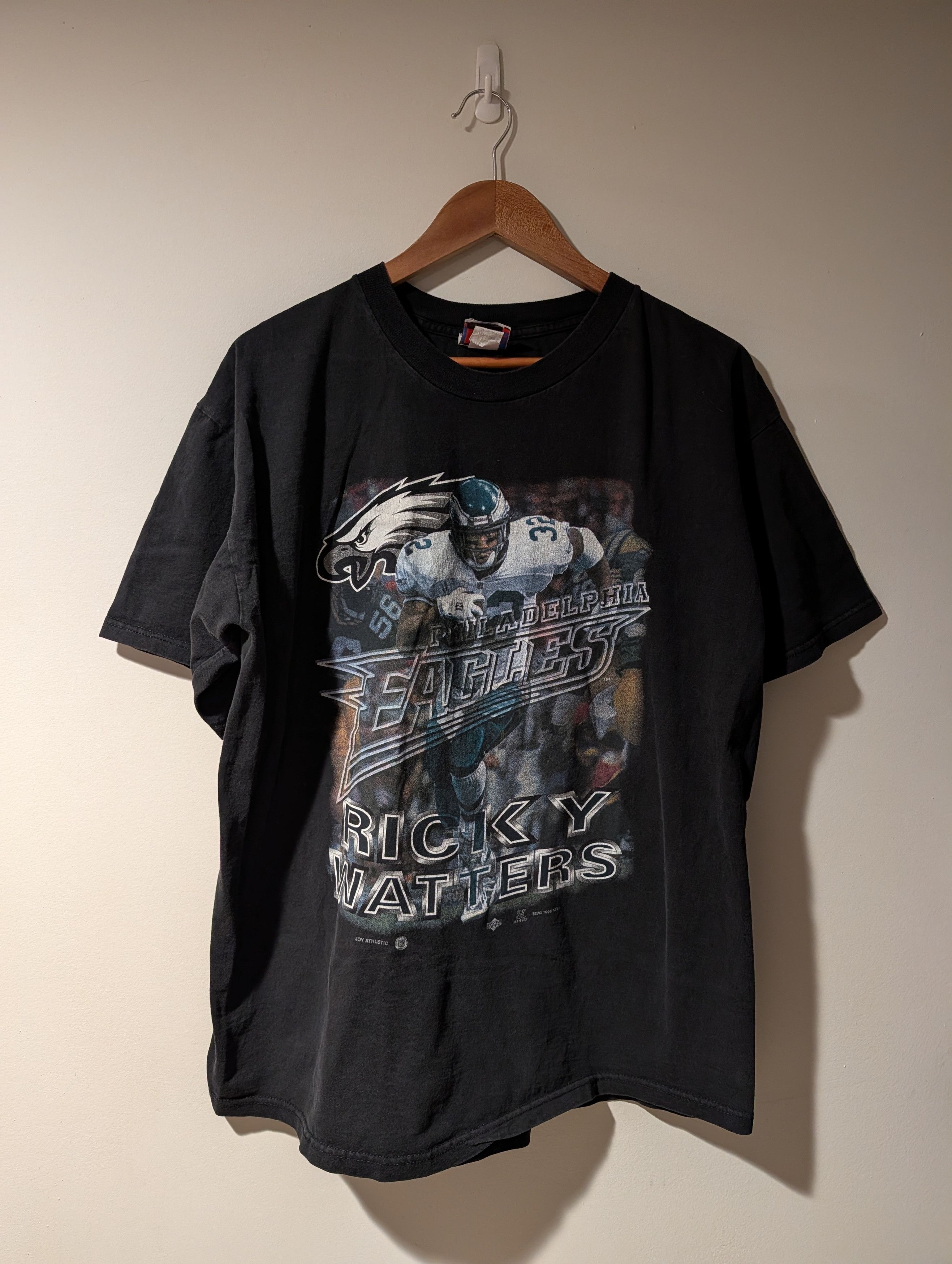 NFL Vintage 1996 Philadelphia Eagles NFL Ricky Watters T-Shirt Size US L / EU 52-54 / 3 - 1 Thumbnail