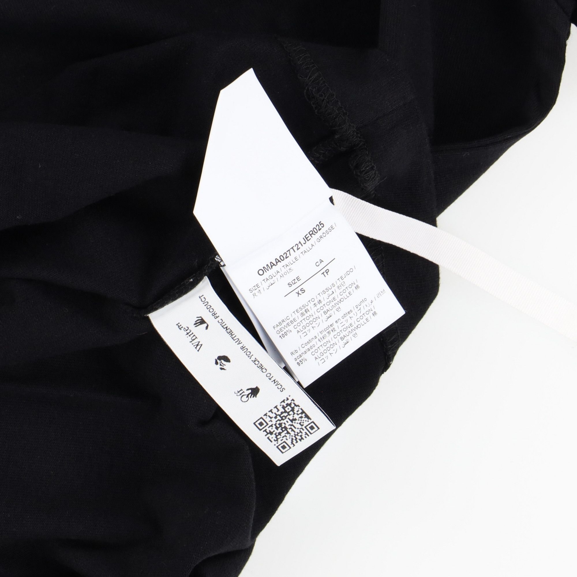 Off-White Black Macau Exclusive Arrows T-Shirt Size US XS / EU 42 / 0 - 2 Thumbnail