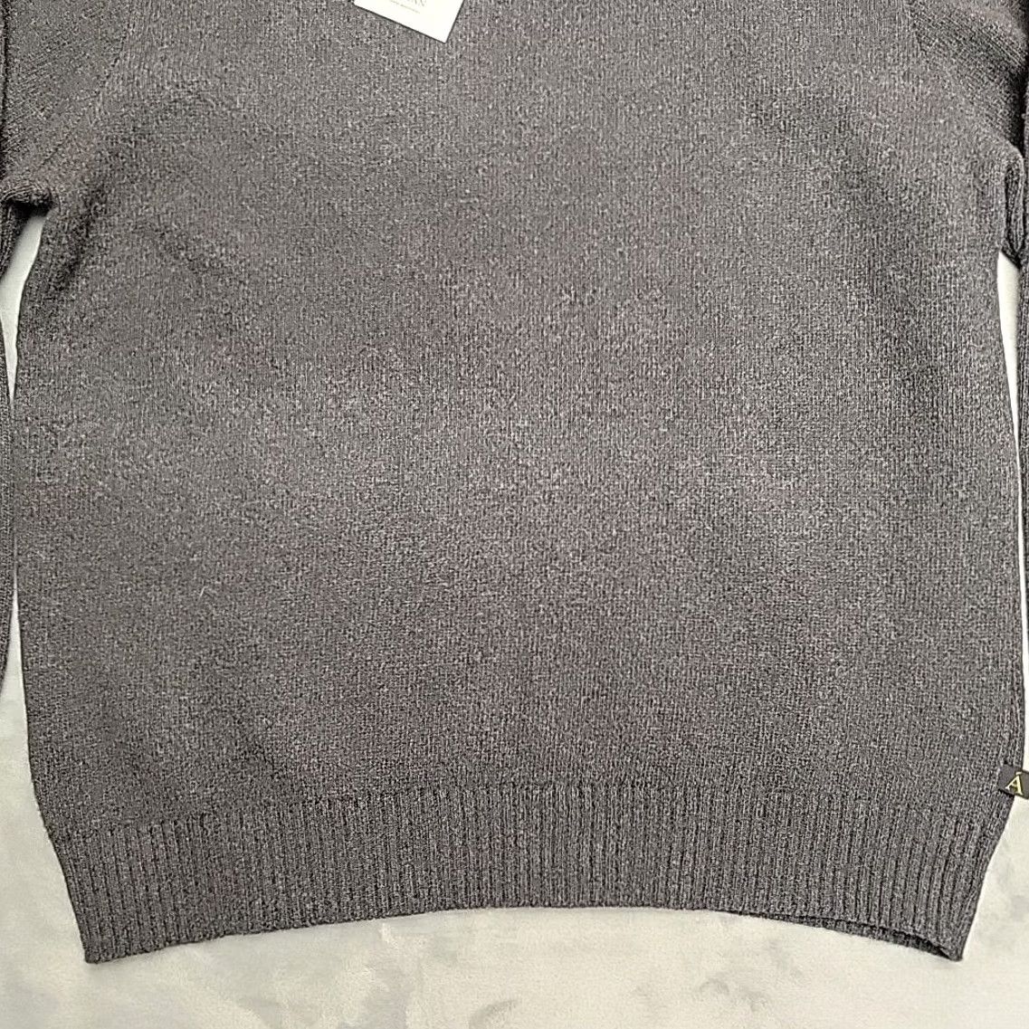 Vintage Anian Sweater Mens 2XL Charcoal Merino Wool Cashmere Blend Cashmino Crewneck NEW Pullover Knit Crew Neck Casual Mens Size US XXL / EU 58 / 5 - 2 Thumbnail