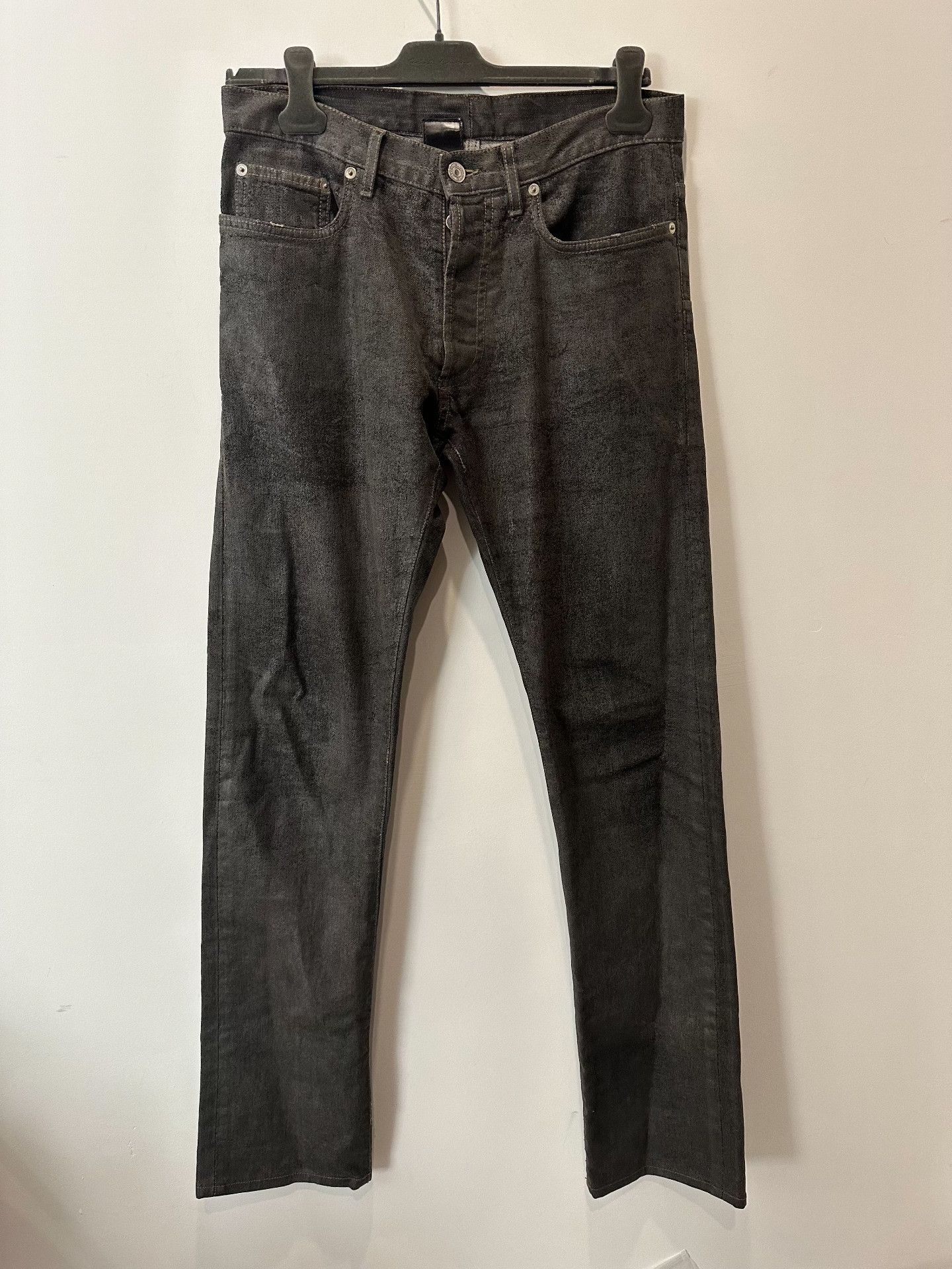ああ様　Dior Homme Raven Black Denim 28 Dior × Hedi Slimane Dior Homme 06AW Denim | Grailed