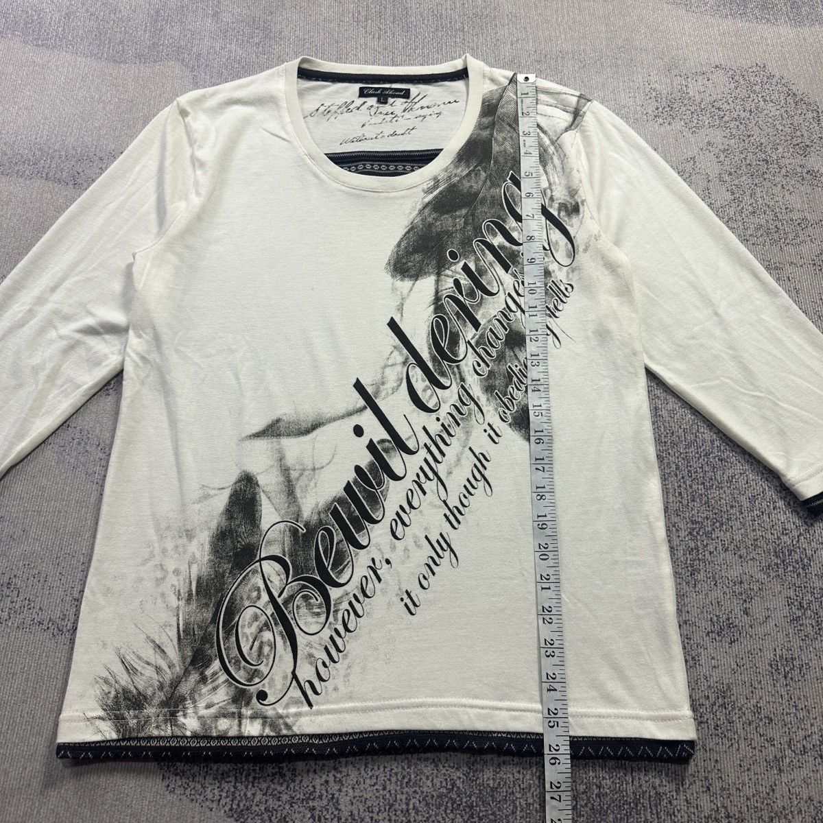 Clash Ahead Clash Ahead Y2k style half sleeve Tshirt Size US L / EU 52-54 / 3 - 6 Thumbnail
