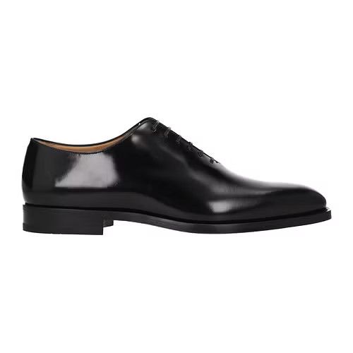 image of Salvatore Ferragamo Ob1O1E0424 Lace Up Monkstrap In Black Shoes, Men's (Size 11)