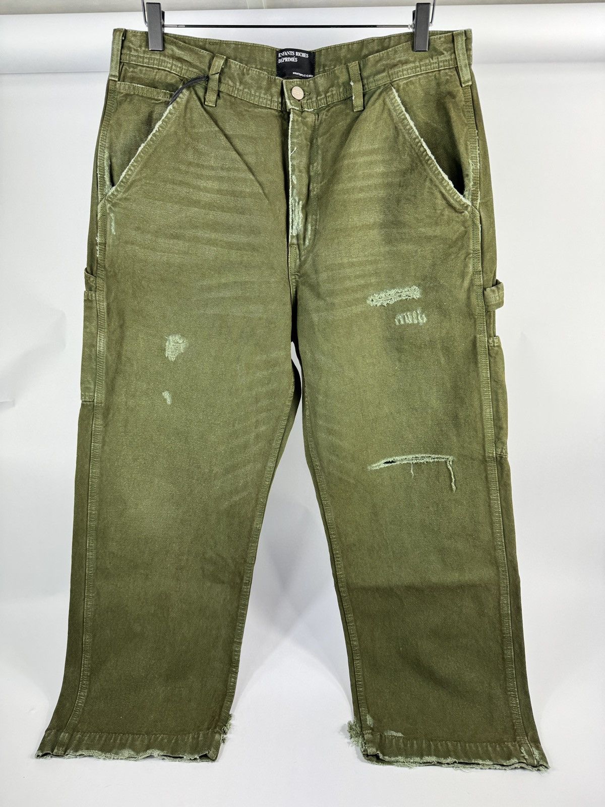 Enfants Riches Deprimes STRAIGHT LEG DISTRESSED CARPENTER WORK PANTS Size US 34 / EU 50 - 1 Thumbnail