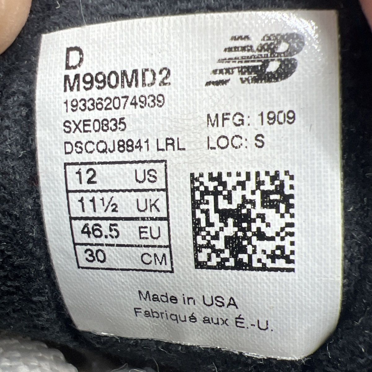 New Balance Madness x 990v2 grey Size US 12 / EU 45 - 8 Thumbnail