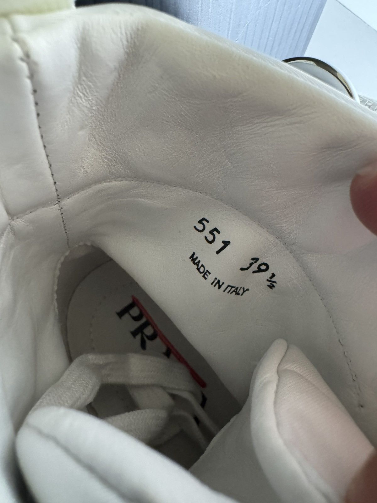 Prada Prada Nylon Gabardine Combat Boots White SZ 39.5 Size US 7.5 / EU 40-41 - 6 Thumbnail