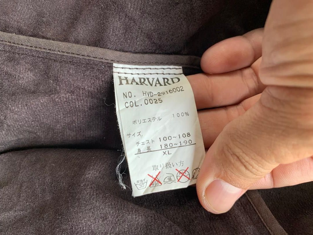 Vintage HARVARD Zipper Jacket Size US XL / EU 56 / 4 - 9 Thumbnail