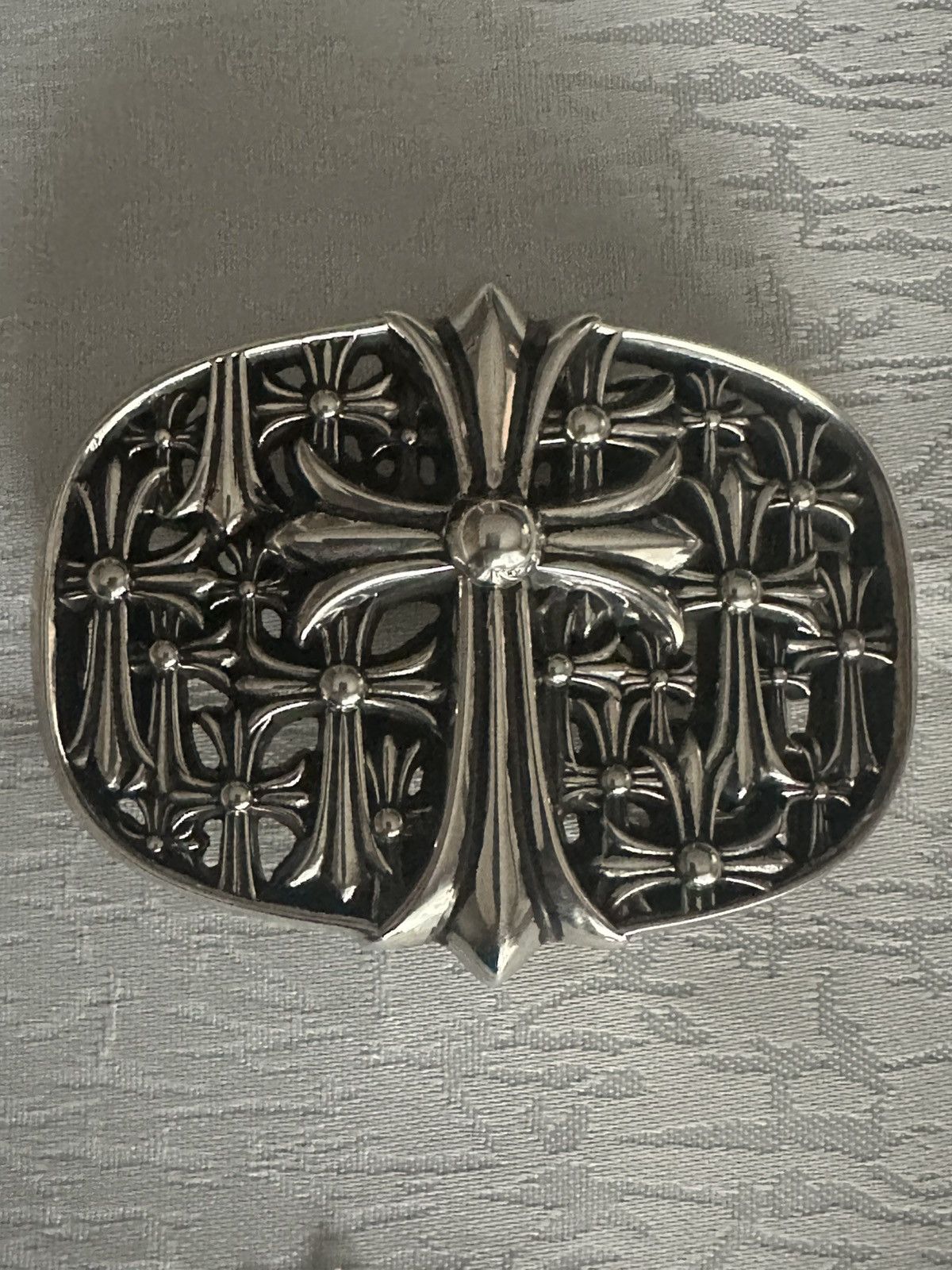 Chrome Hearts Cemetery Cross Buckle Belt 1.5” Accessories