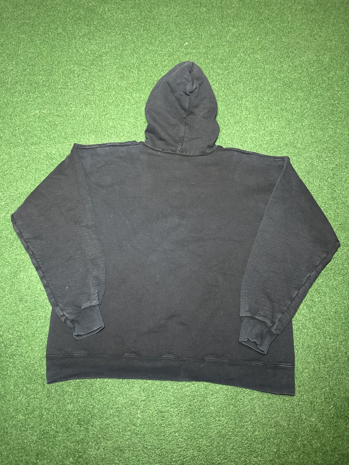 Vintage Vtg 90s Doodoo Time PERFECT Black Zip Grunge Skater Hoodie Size US L / EU 52-54 / 3 - 4 Thumbnail