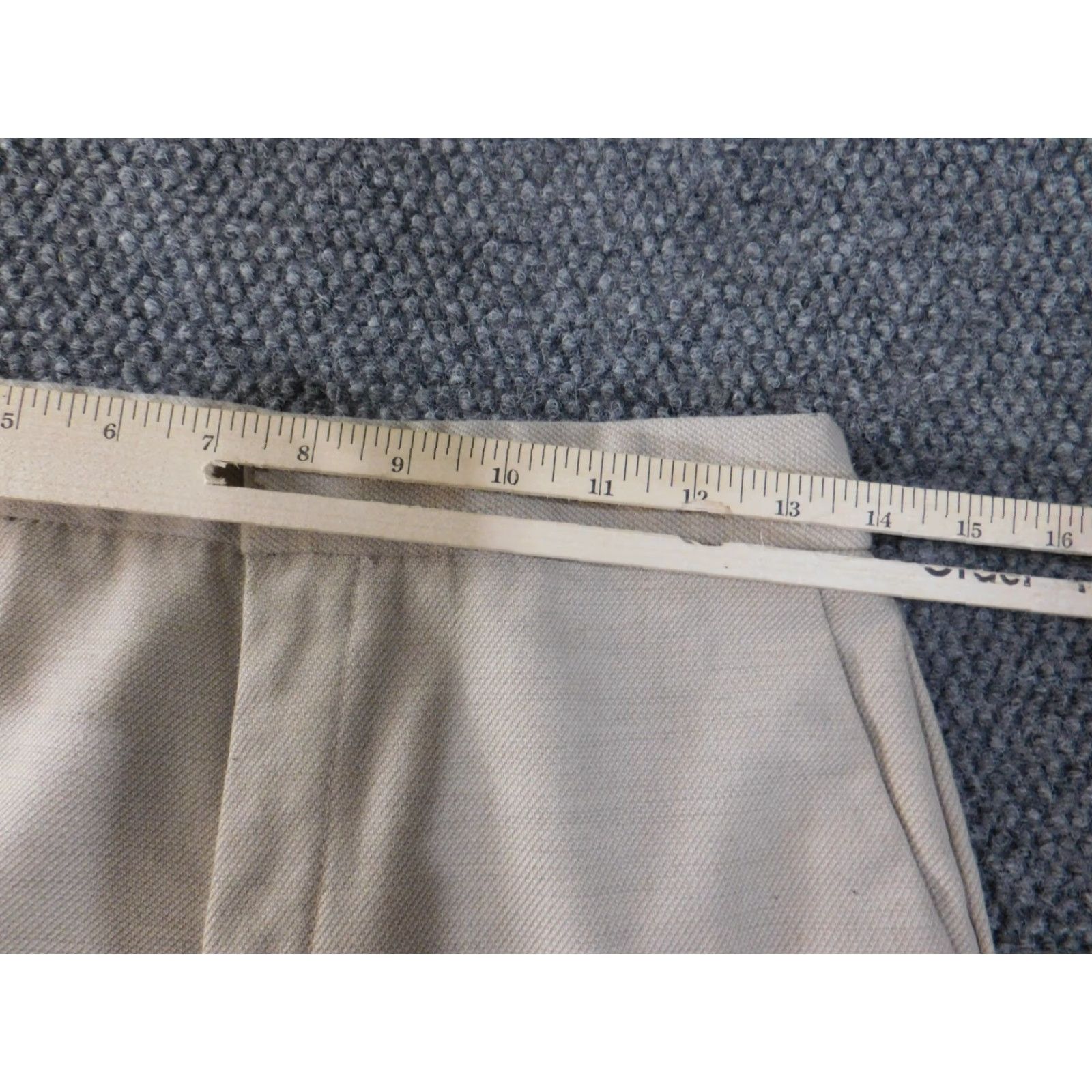 Zara zara Women Pants Beige Straight Office Casual Stretch Knit Button Dress Pants Regular 2 Beige Women Pants Size 28" / US 6 / IT 42 - 4 Thumbnail