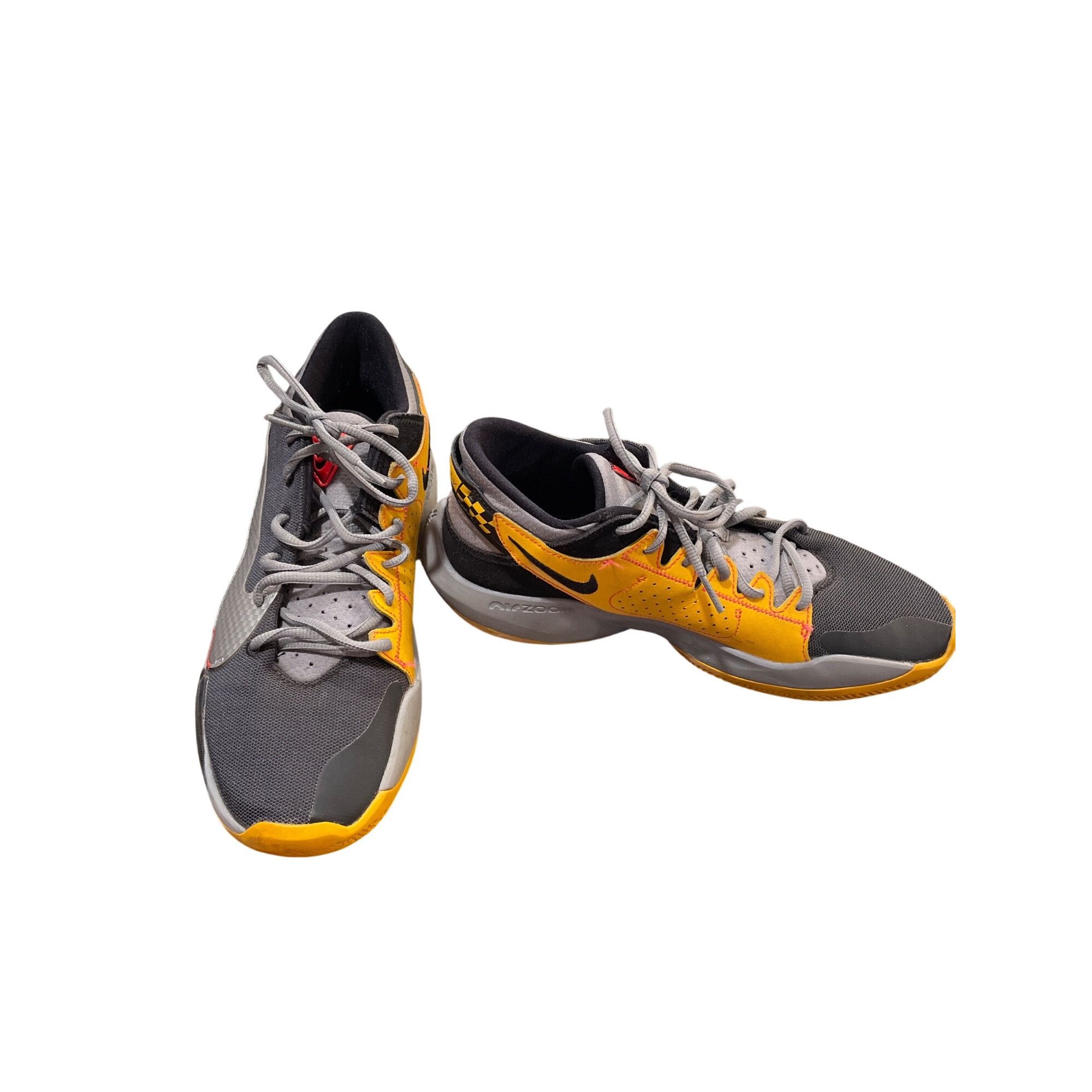 Nike Nike Zoom freak 2 taxi black silver leather mid BB sneakers Size US 10 / EU 43 - 1 Thumbnail