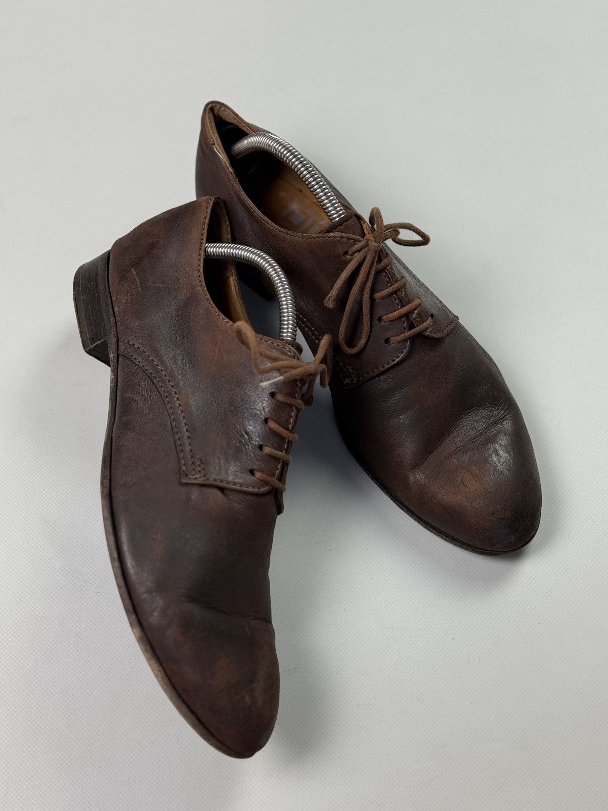 MoMA Moma Men’s Avant-Garde Lace Up Leather Formal Oxford Shoes Size US 8 / EU 41 - 4 Thumbnail