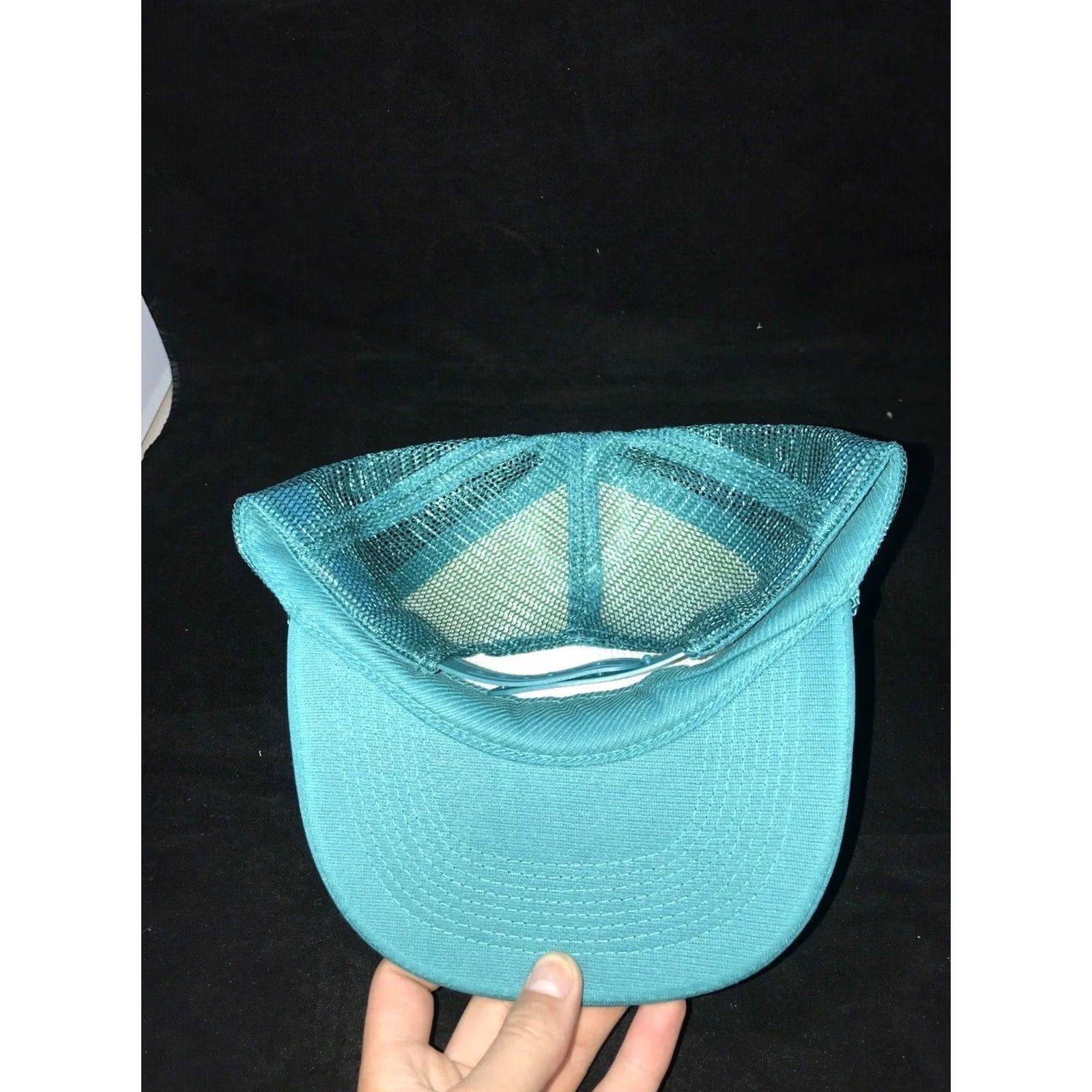Vintage McKEVLIN'S Surf Shop Blue Trucker Hat Baseball Cap Mint condition Dad New Mens Snapback Adjustable Mesh Back Polyester Solid Vintage Yes Size ONE SIZE - 4 Thumbnail