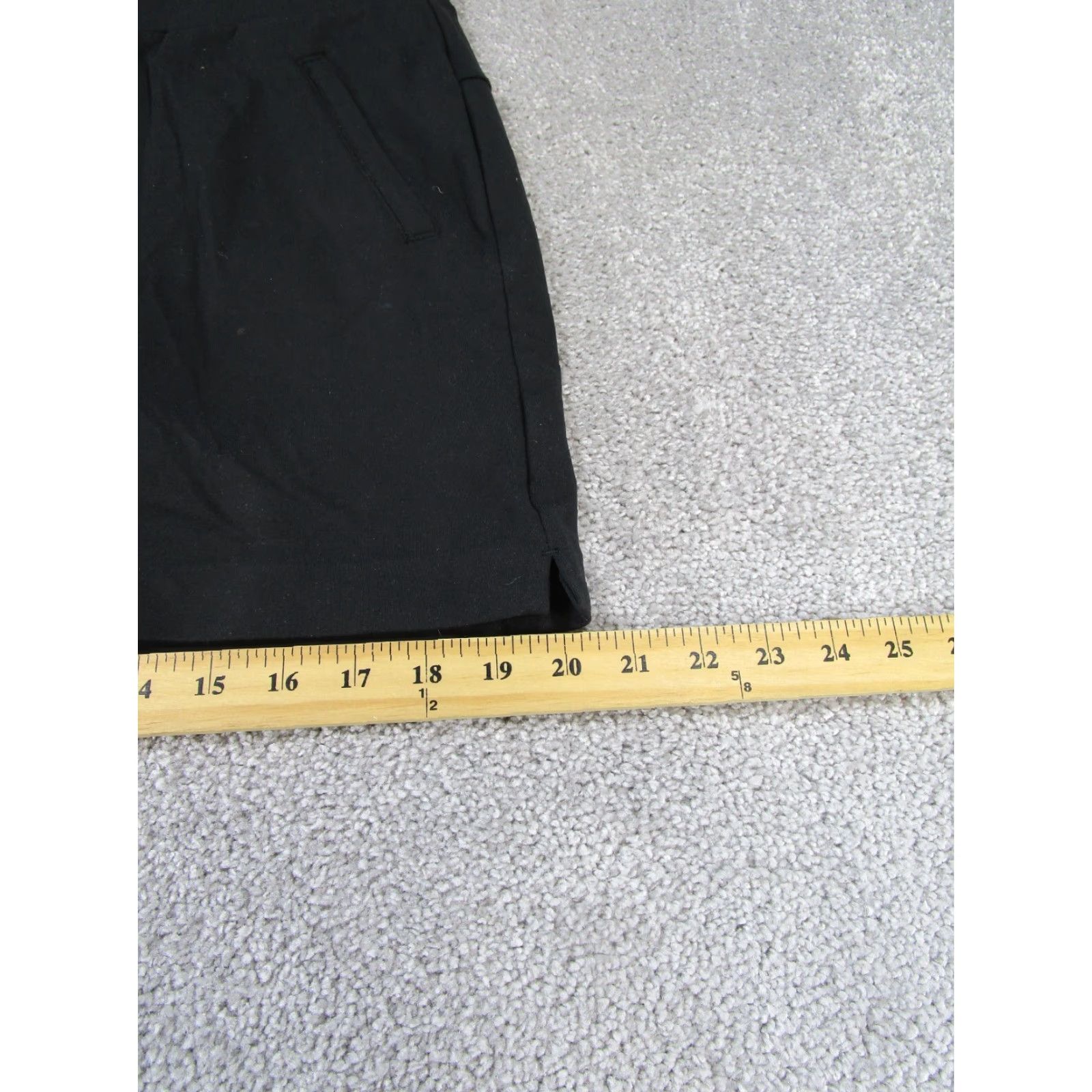 Athleta VINTAGE Athleta Womens Skort Activewear Athletic Outdoor Sports 90s Black Drawstring Short Size ONE SIZE - 5 Thumbnail