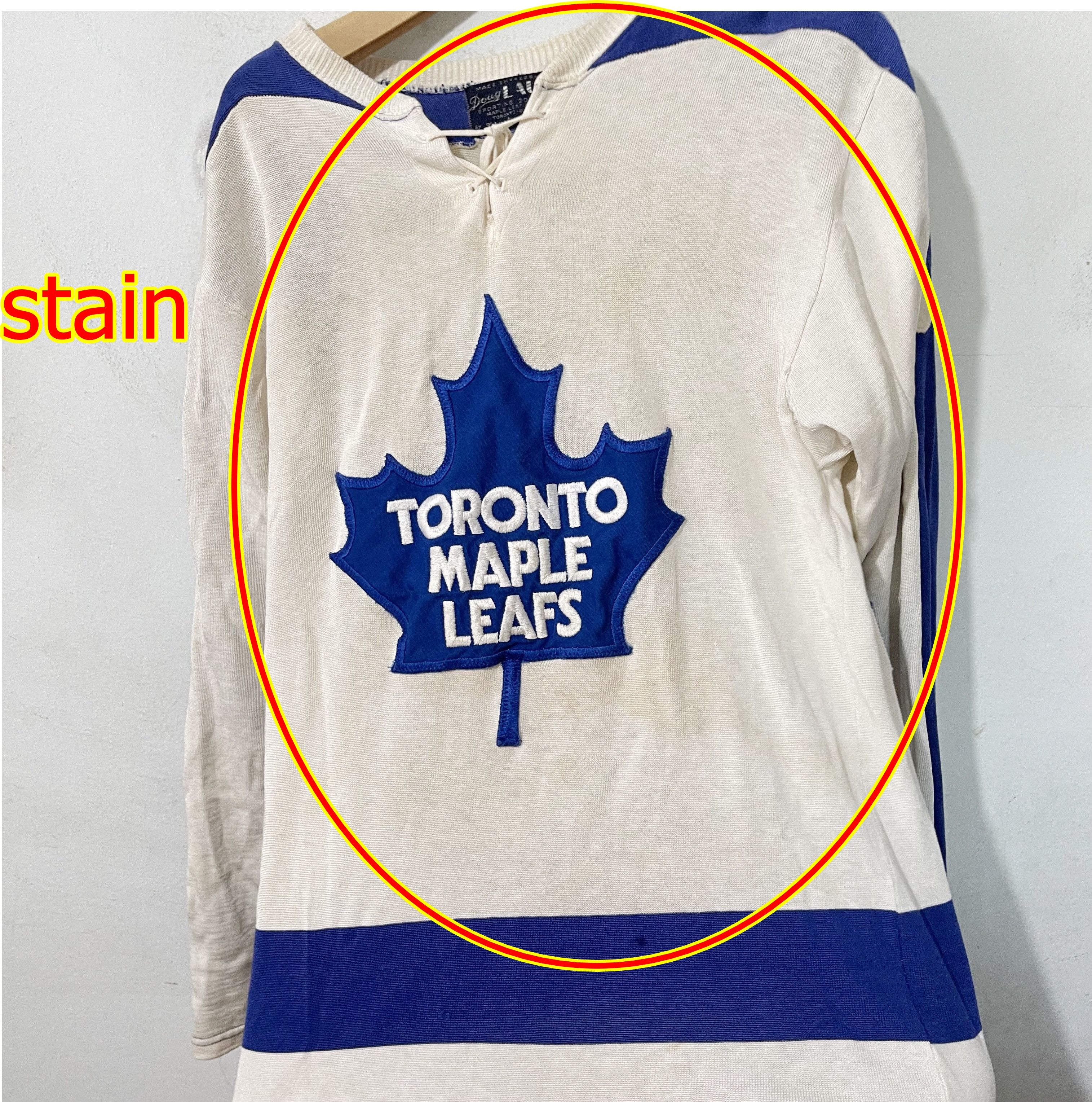 NHL Vintage 80s Toronto Maple Leafs Hockey Jersey NHL Jersey Size US S / EU 44-46 / 1 - 13 Thumbnail