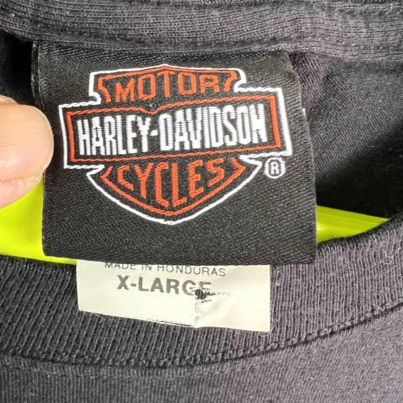 Harley Davidson Harley-Davidson Jackson Mississippi T-Shirt XL Black Graphic Print Biker Mens Size US XL / EU 56 / 4 - 4 Thumbnail