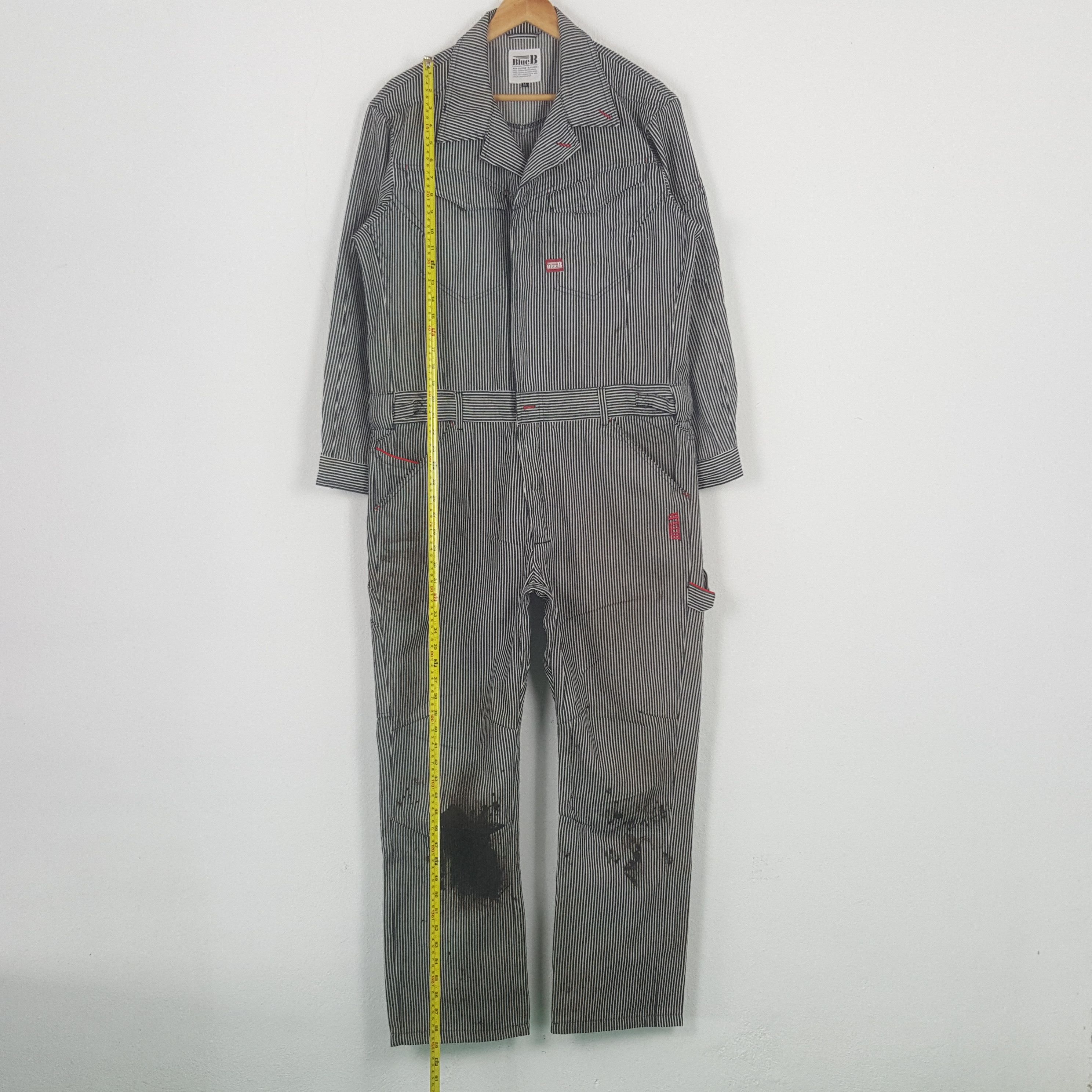Japanese Brand Vintage Blue B Custom Hysteric Coverall Jacket C302N8 Size US L / EU 52-54 / 3 - 7 Thumbnail