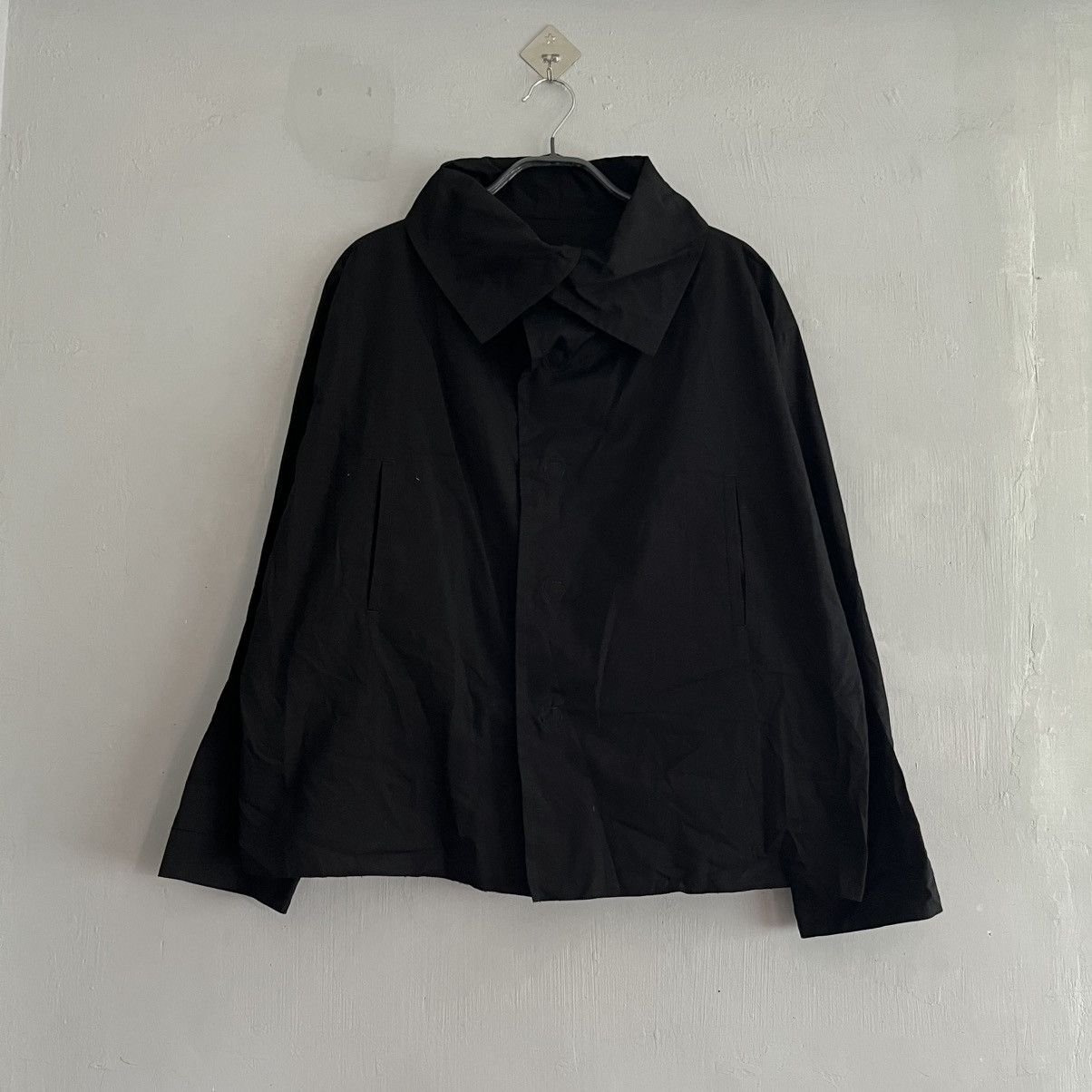 Yohji Yamamoto Y's Yohji Yamamoto Cropped Pea Coat Size S / US 4 / IT 40 - 1 Thumbnail