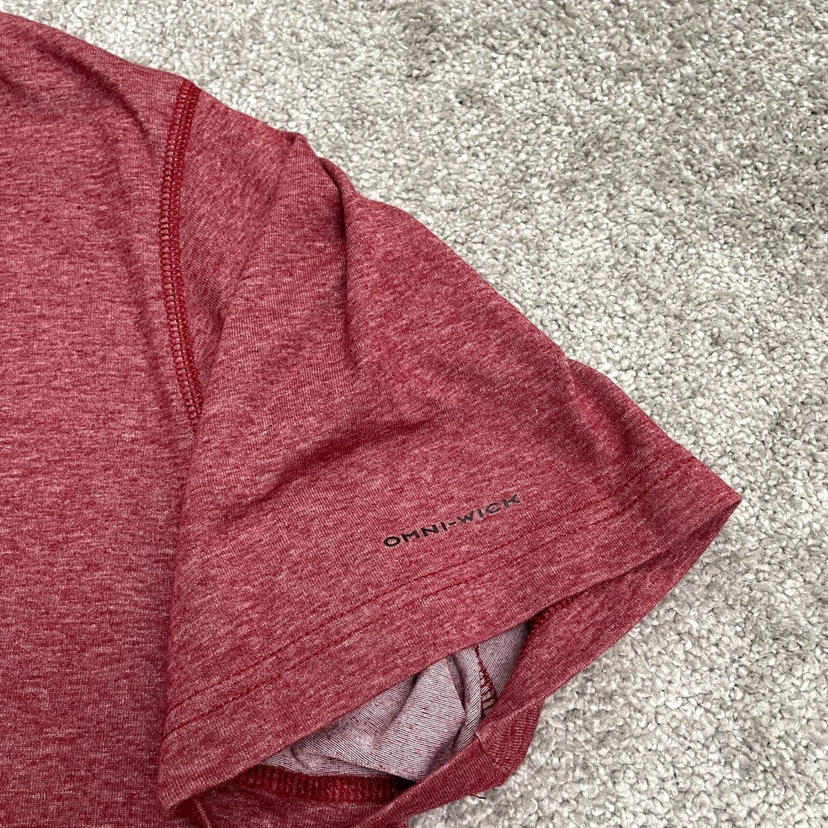 Vintage Columbia Omni Wick T-Shirt Men XXL Red Crew Neck Short Sleeve Active Outdoor Tee Size US XXL / EU 58 / 5 - 4 Thumbnail