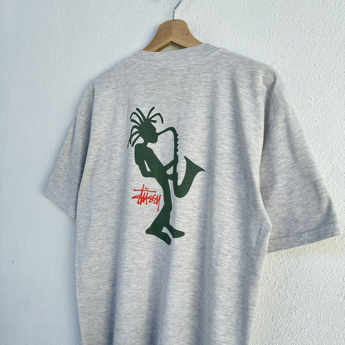 Stussy × Vintage Vintage 90’s Stussy Rasta T Shirt Size US L / EU 52-54 / 3 - 2 Thumbnail