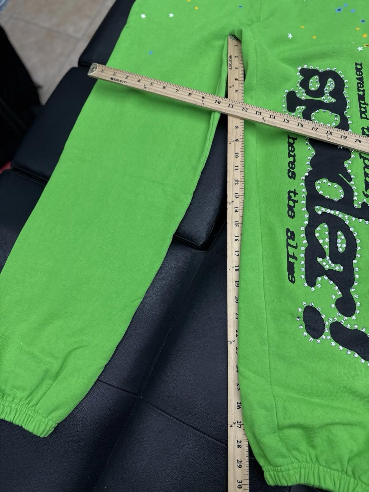 Other Sp5der Worldwide Slime Green Sweats Young Thug Spider (M) Size US 32 / EU 48 - 6 Thumbnail