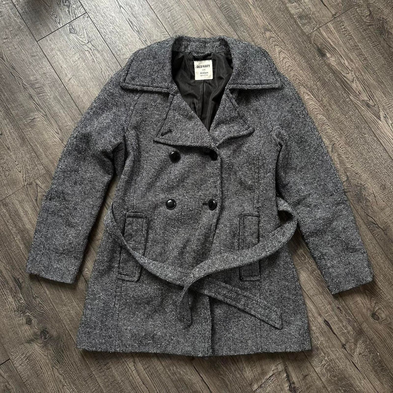 Old Navy Beautiful Vintage Y2K Old Navy Grey Tactical Peacoat Jacket Size M / US 6-8 / IT 42-44 - 1 Thumbnail