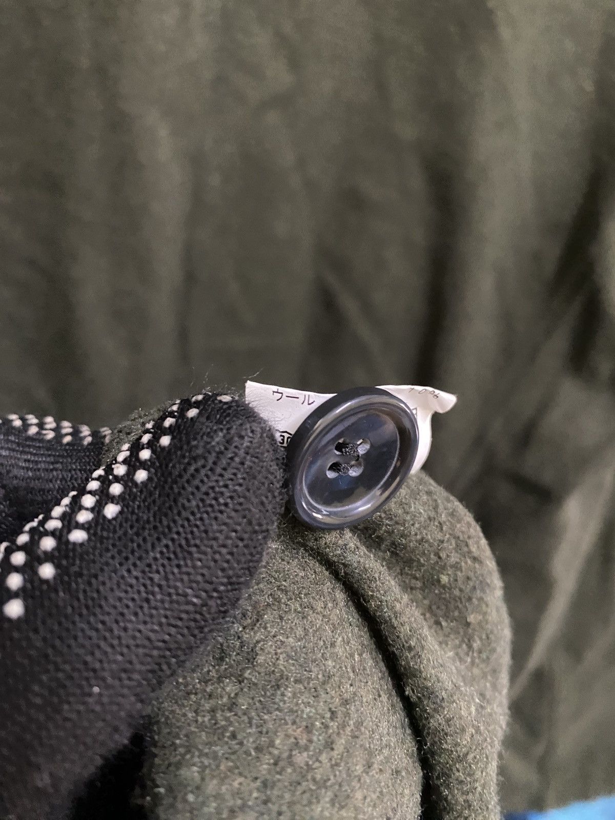 Japanese Brand Vintage Temptation Olive Wool-Blend Overcoat Workwear Style Size US M / EU 48-50 / 2 - 11 Thumbnail