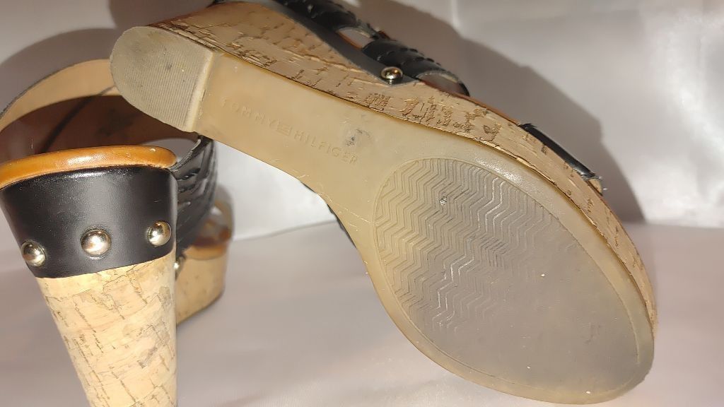 Tommy Hilfiger Tommy Hilfiger Mili 2 Cork Wedge Size 7.5M Size US 7 / IT 37 - 8 Thumbnail