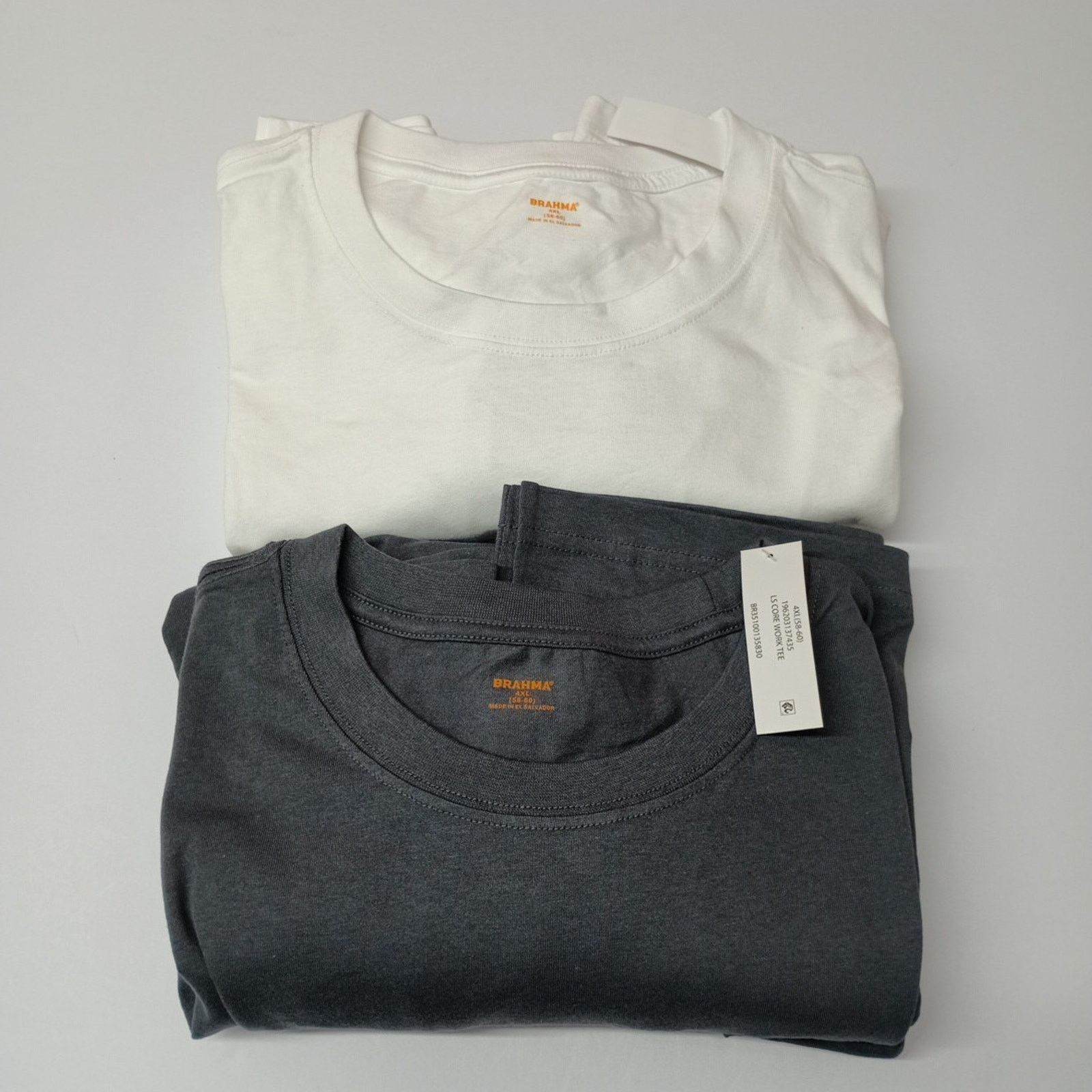 Other 2 Brahma Work T-Shirt 4XL 58-60 White And Gray Pocket Tee Size US XXL / EU 58 / 5 - 1 Thumbnail